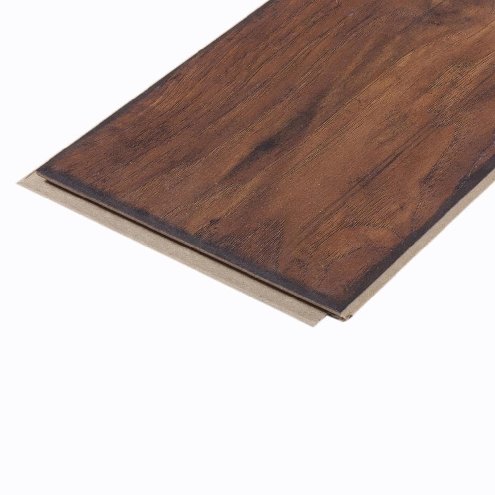 5mm w/pad Royal Hampton Hickory Waterproof Rigid Vinyl Plank Flooring 6.81  in. Wide x 51 in. Long