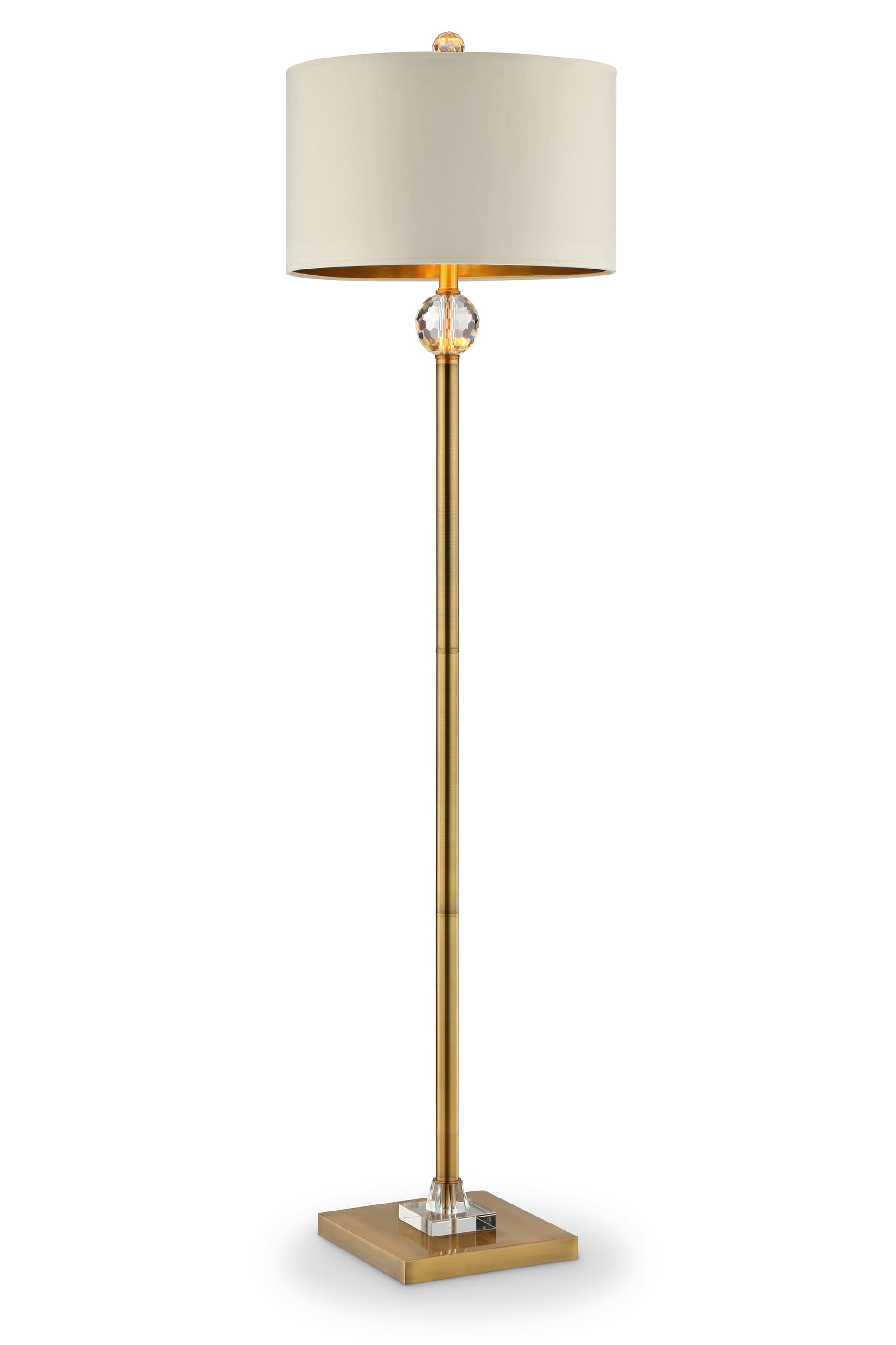 ORE International Perspicio 63.25-in Gold Floor Lamp in the Floor Lamps ...