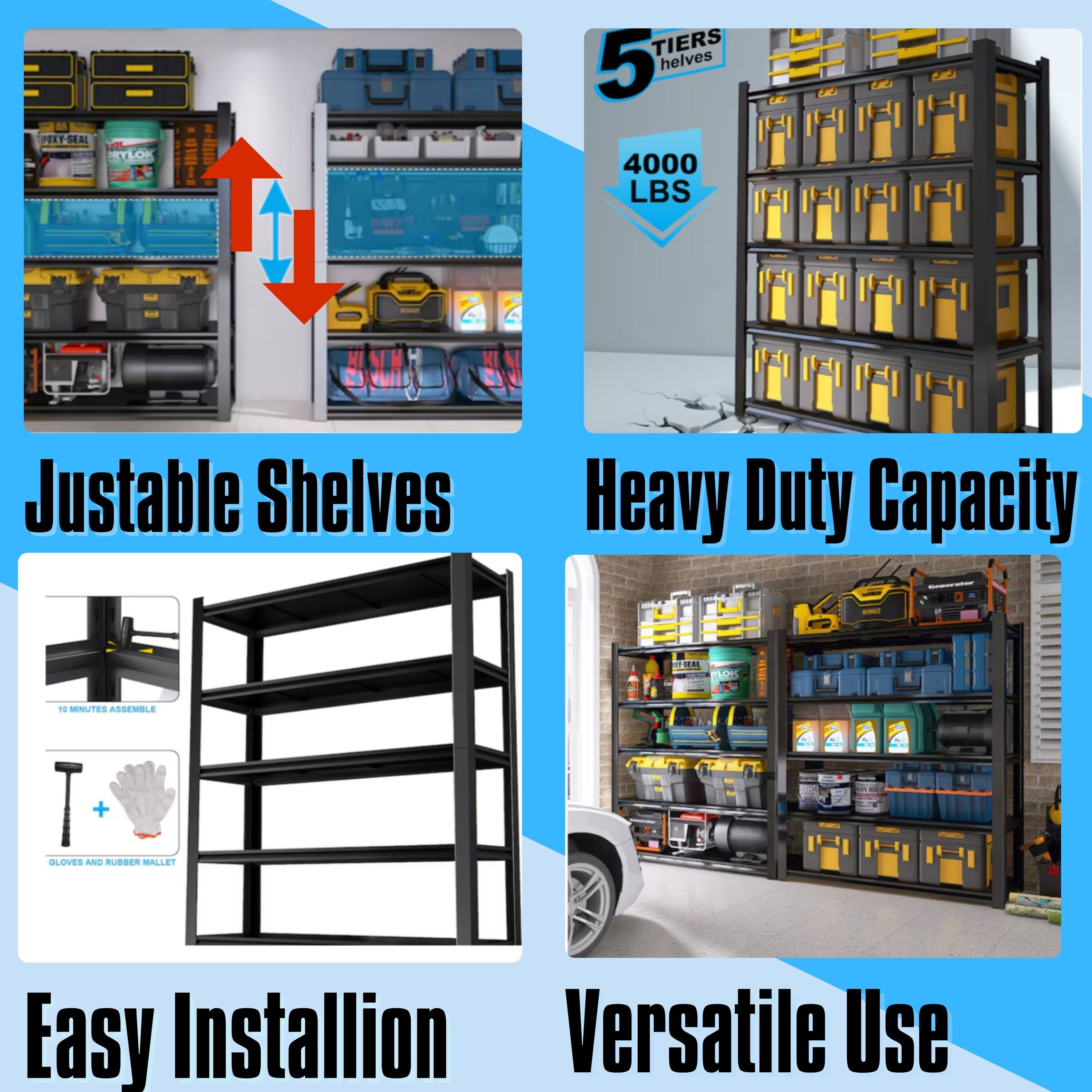 ToolCat BZ-2-55-JYG Free-Standing-Shelving - View #2