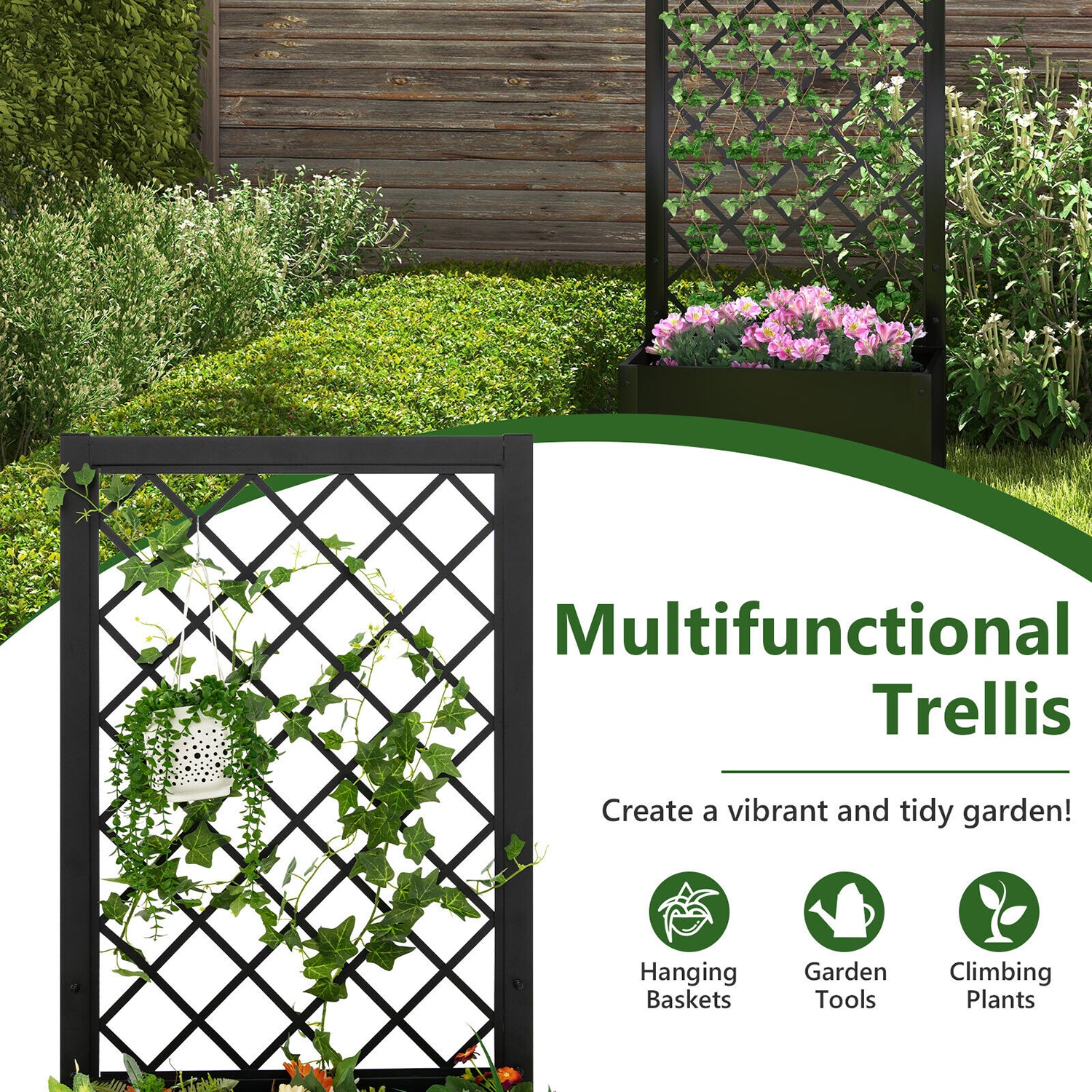 Forclover CTWE-NP10244BN Raised-Garden-Beds - View #3