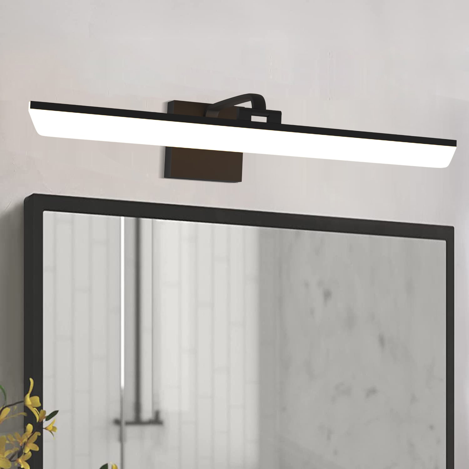 Cedar Hill 759002 23-in 1 -Light Matte Black Integrated LED Modern/contemporary Vanity light