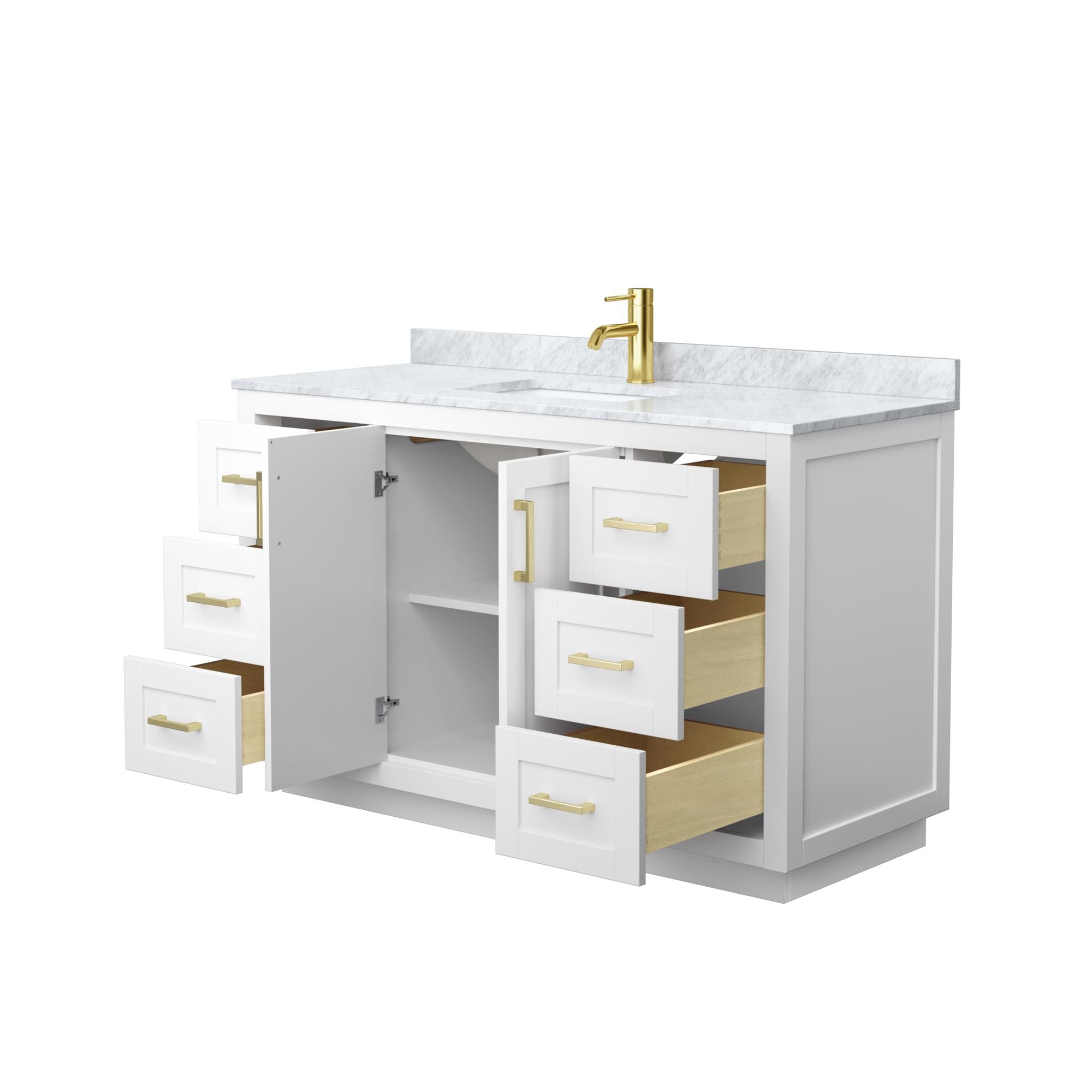 Wyndham Collection WCF292954SWGCMUNSMXX Bath-Vanity-Combo - View #3
