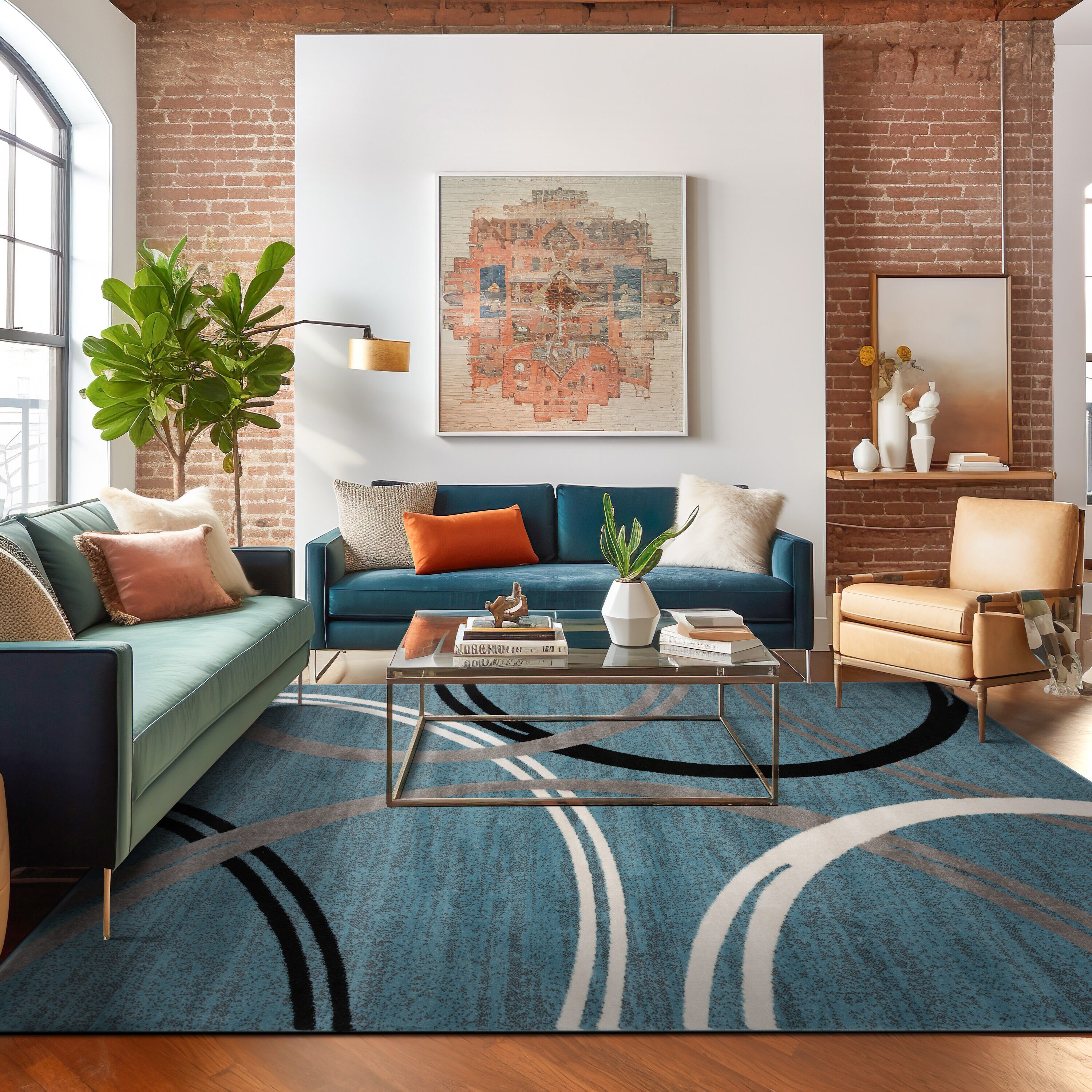 World Rug Gallery 377BLUE8X12 rugs - View #7