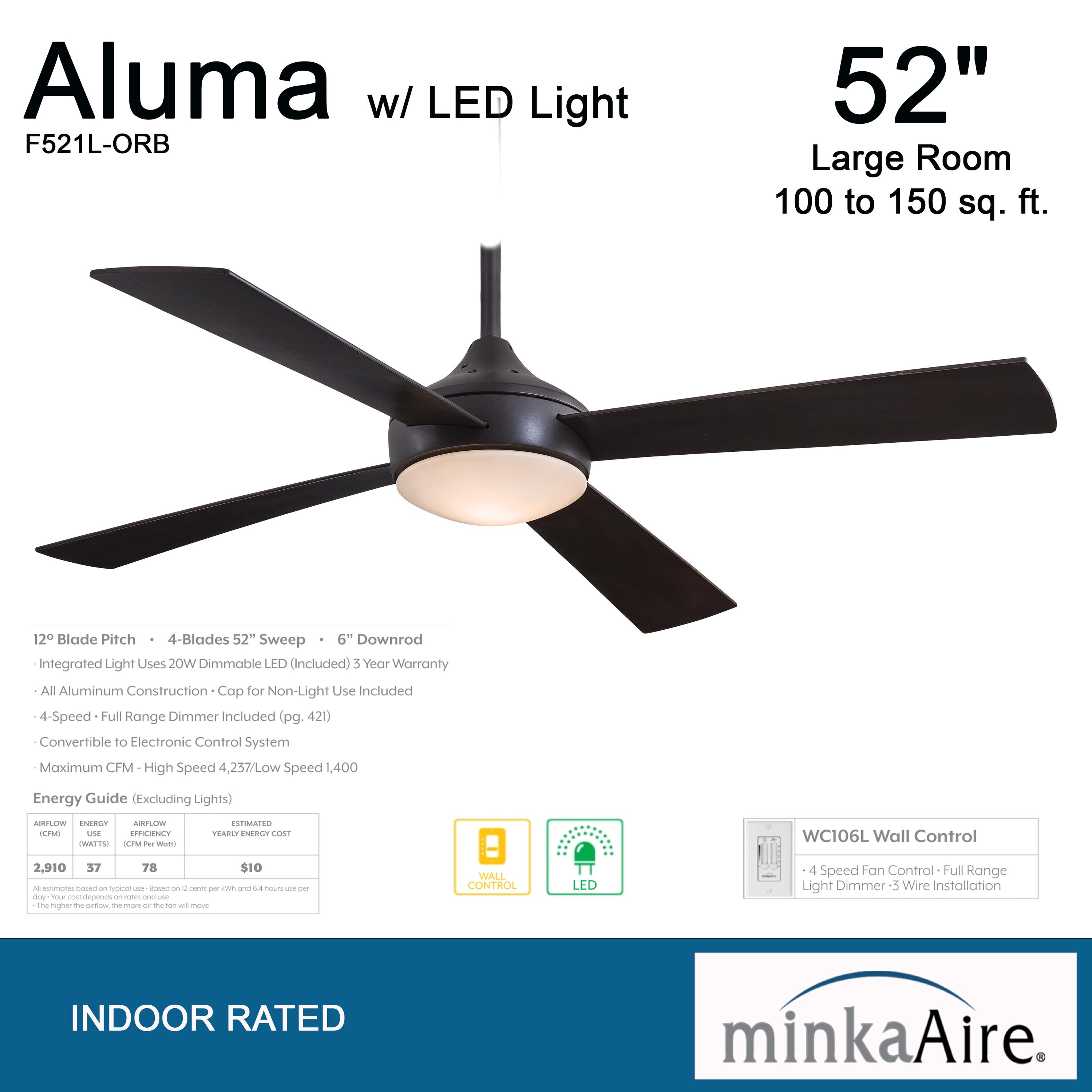 Minka Aire F521L-ORB Ceiling-Fans - View #4