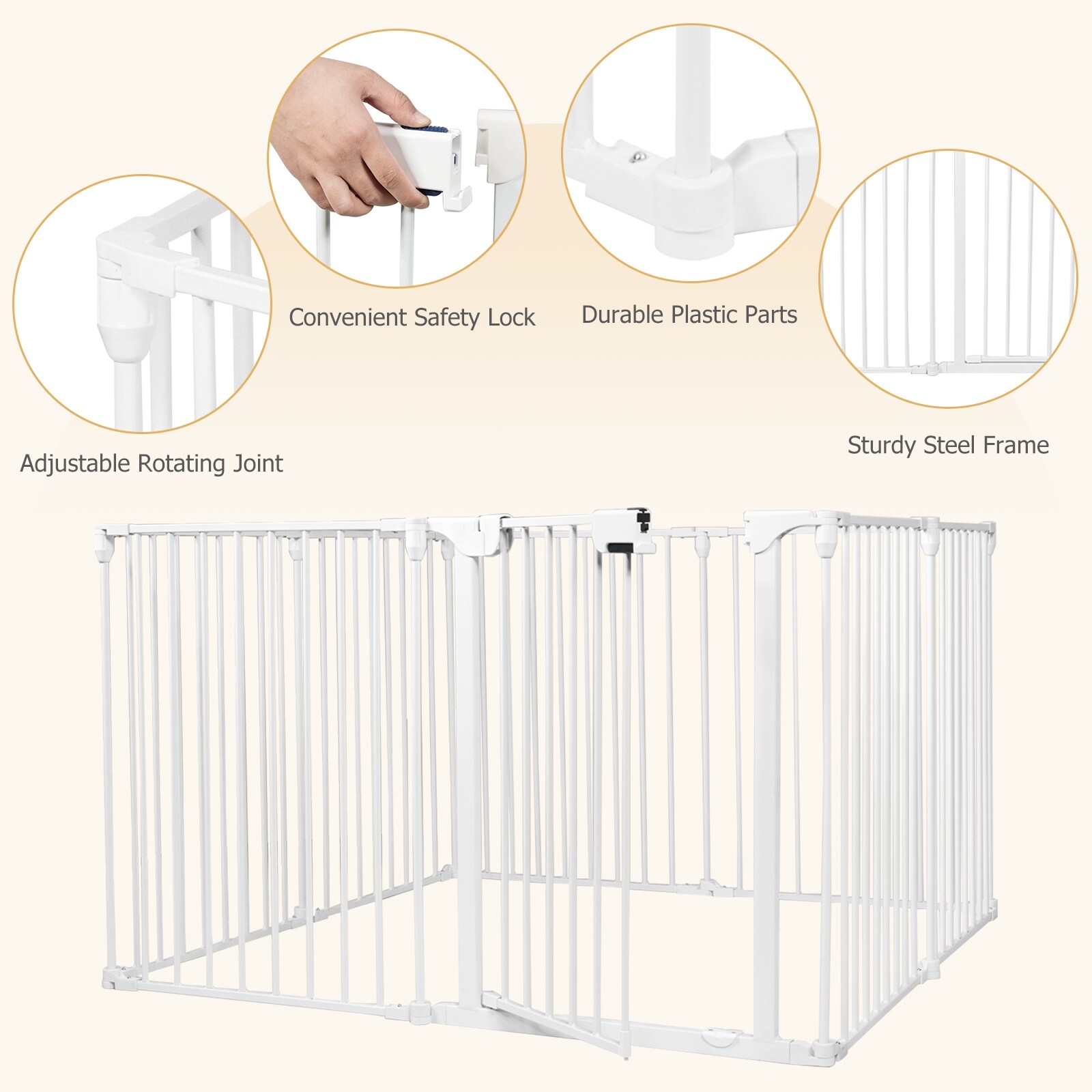 LIVIZA PTG7403WH Dog-Pens - View #10