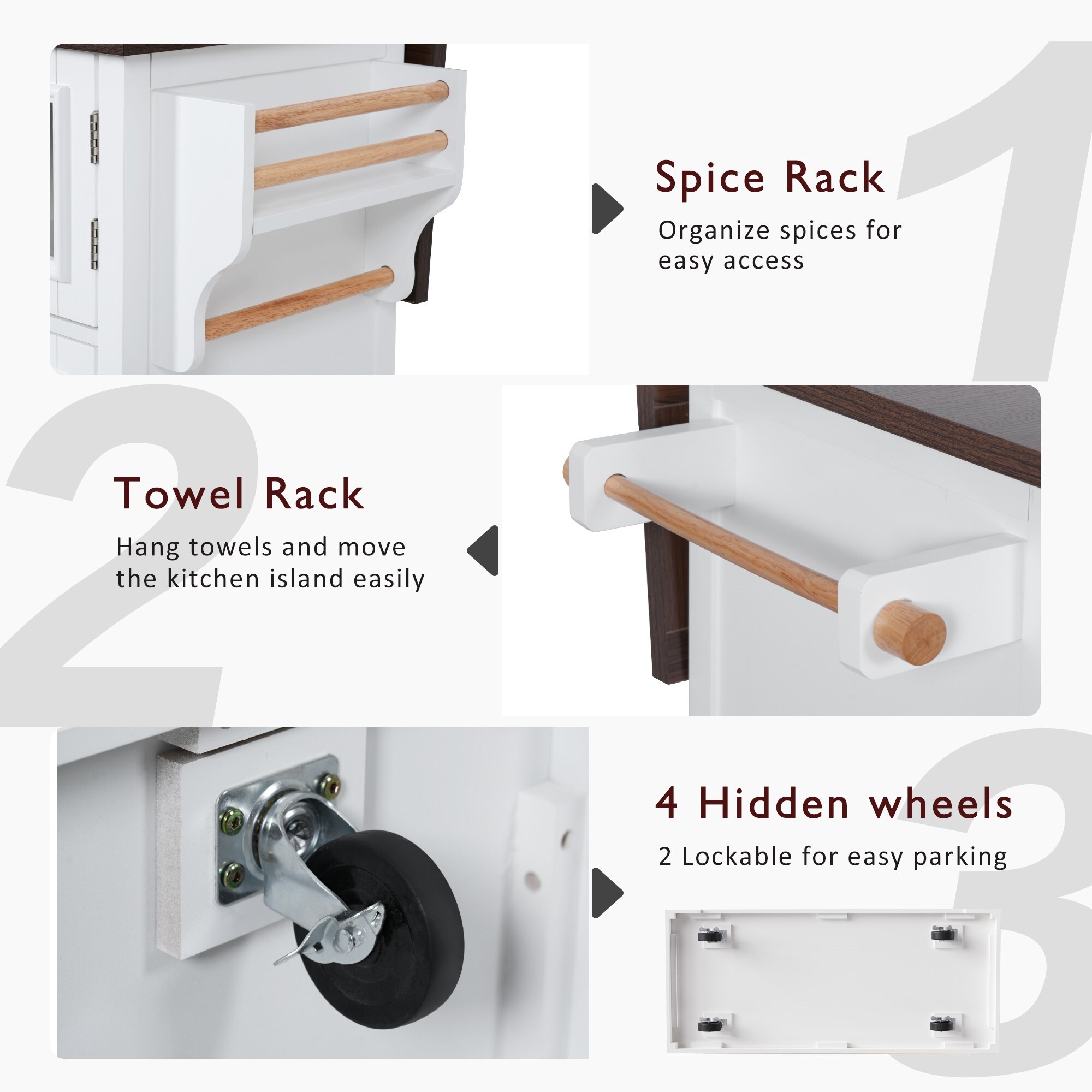 BABOOM BOM-67795WHT-OR Kitchen-Furniture - View #8