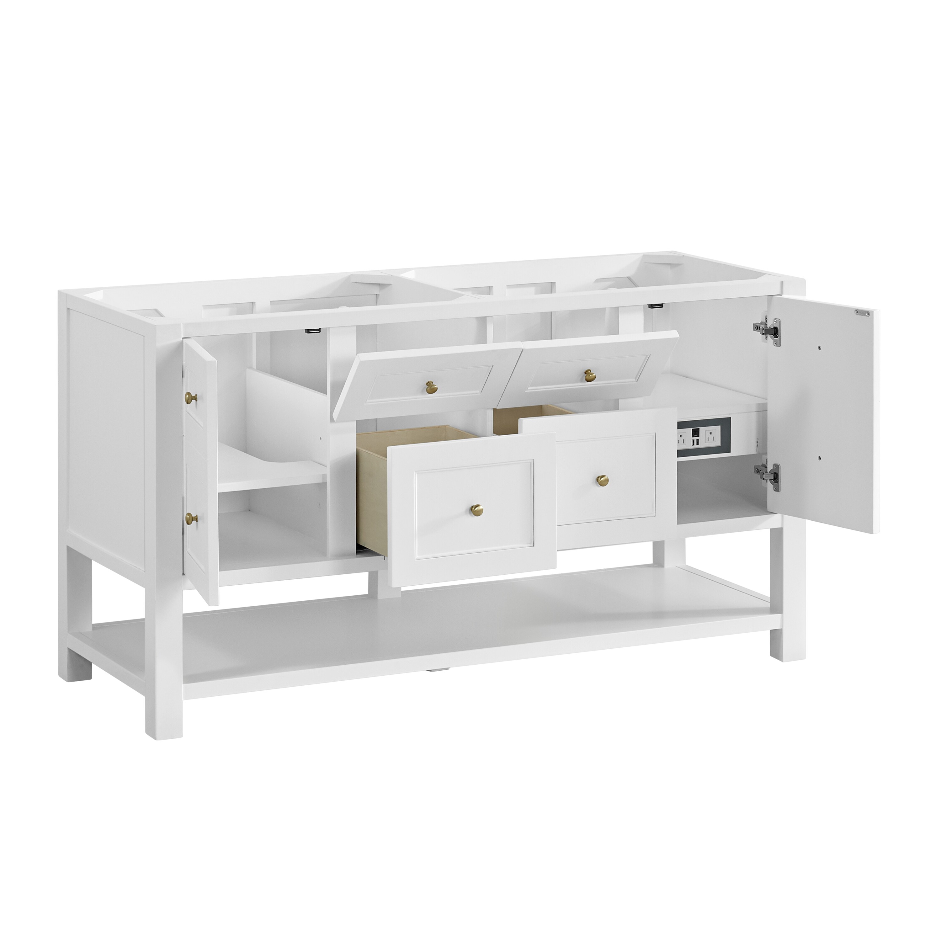 James Martin Vanities 330-V60D-BW-3LDL Bath-Vanity-Combo - View #7