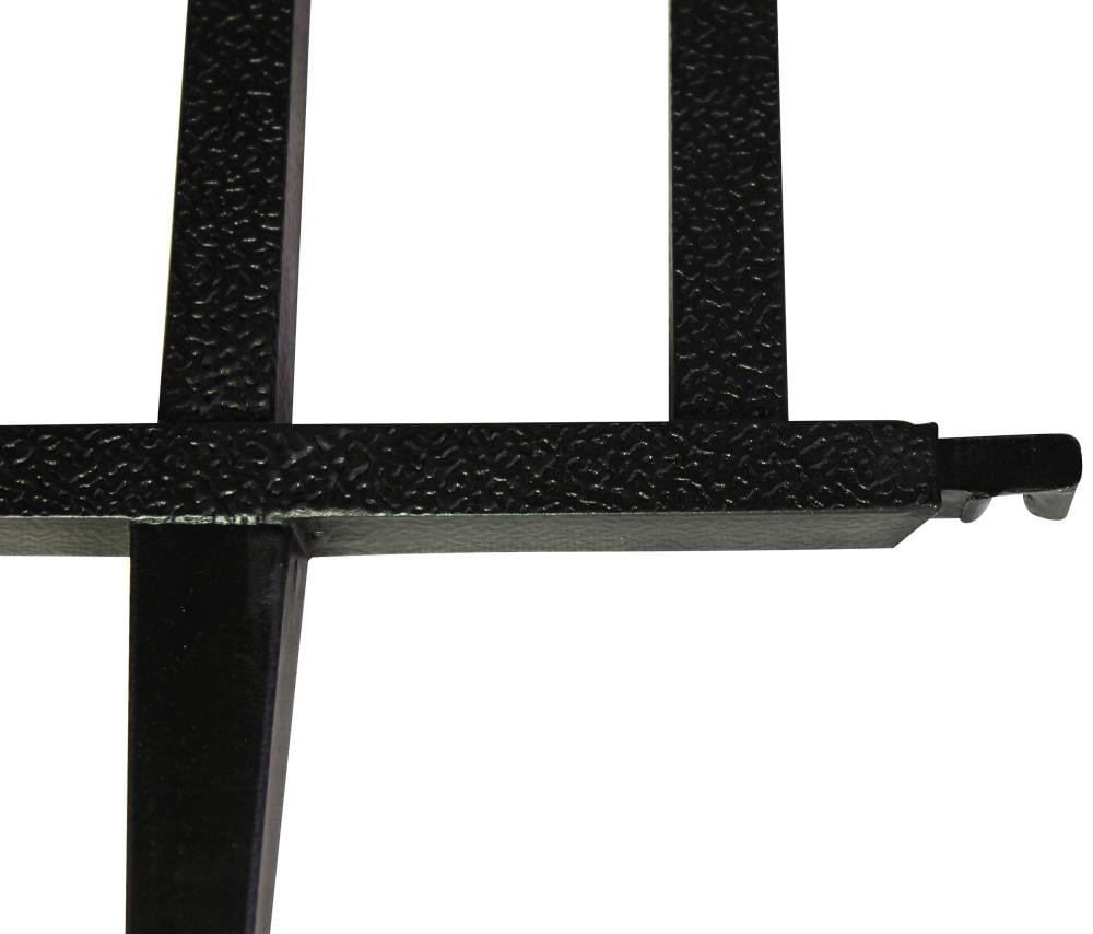 Black Resin Victorian Ornamental Garden Fence