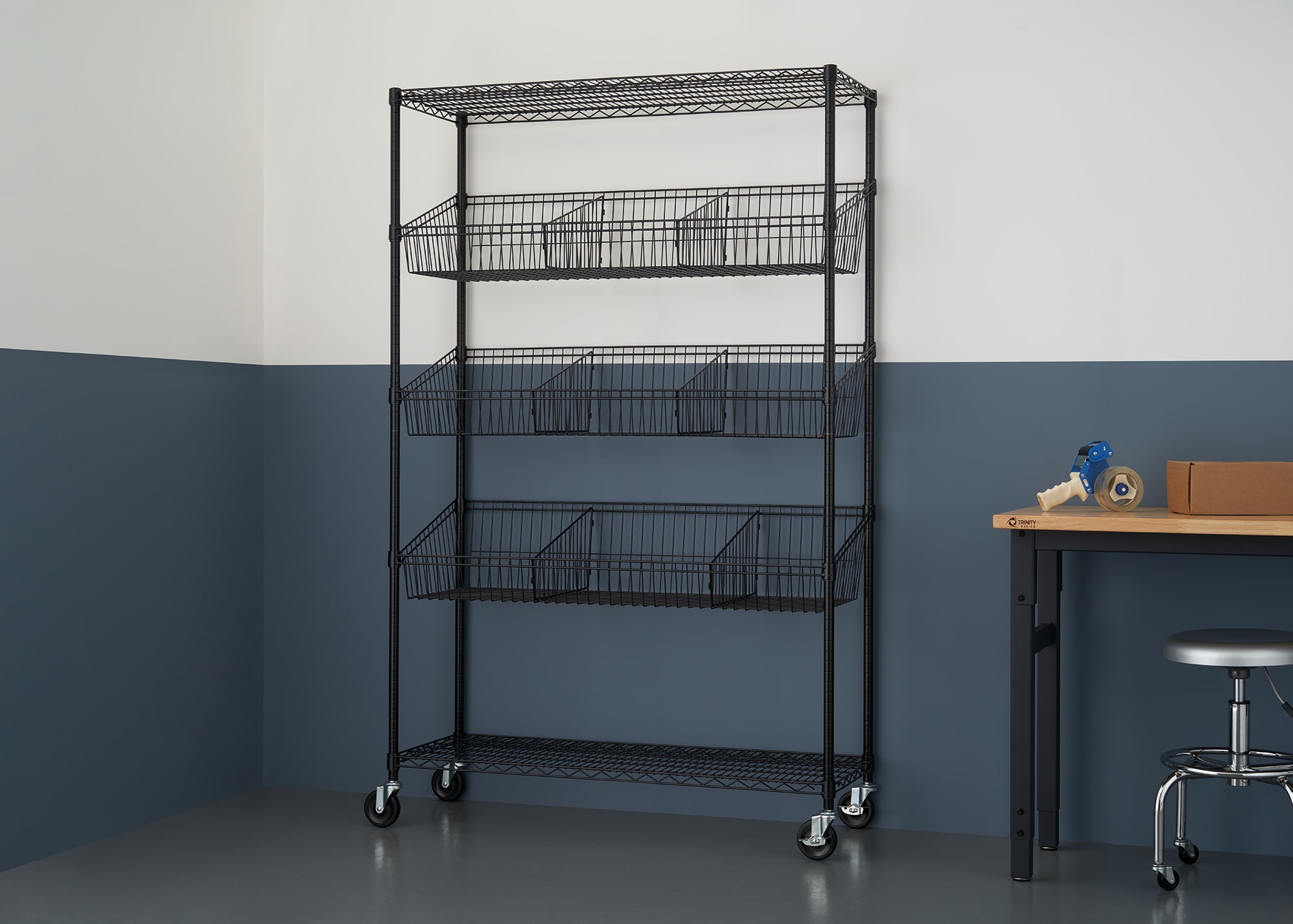 TRINITY TBFPBK-0959 Free-Standing-Shelving - View #5
