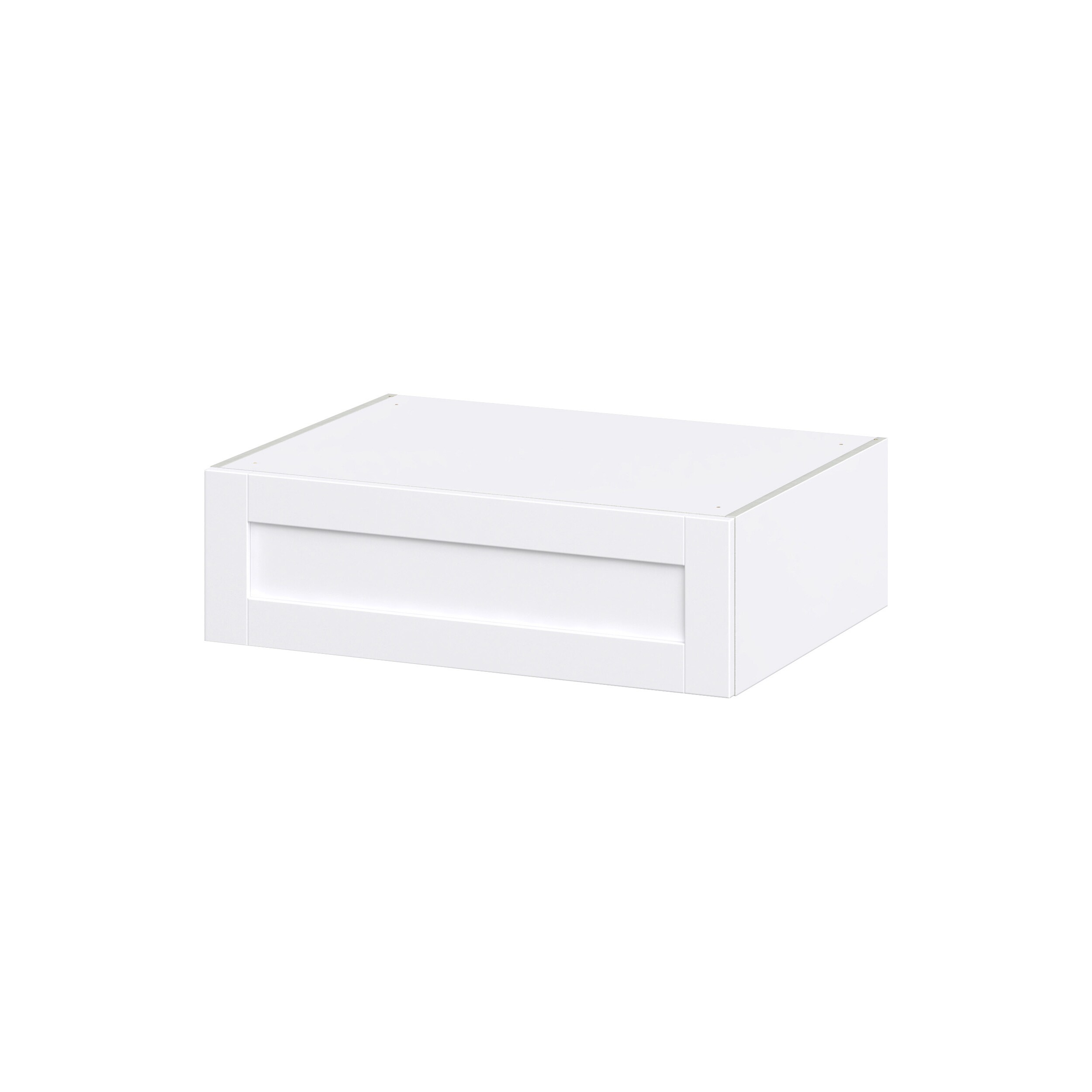 Hugo&Borg DSWLU331024-RM Rosemont 33-in W x 10-in H x 24-in D Glacier White Wall Fully assembled Cabinet (Recessed Panel Shaker)