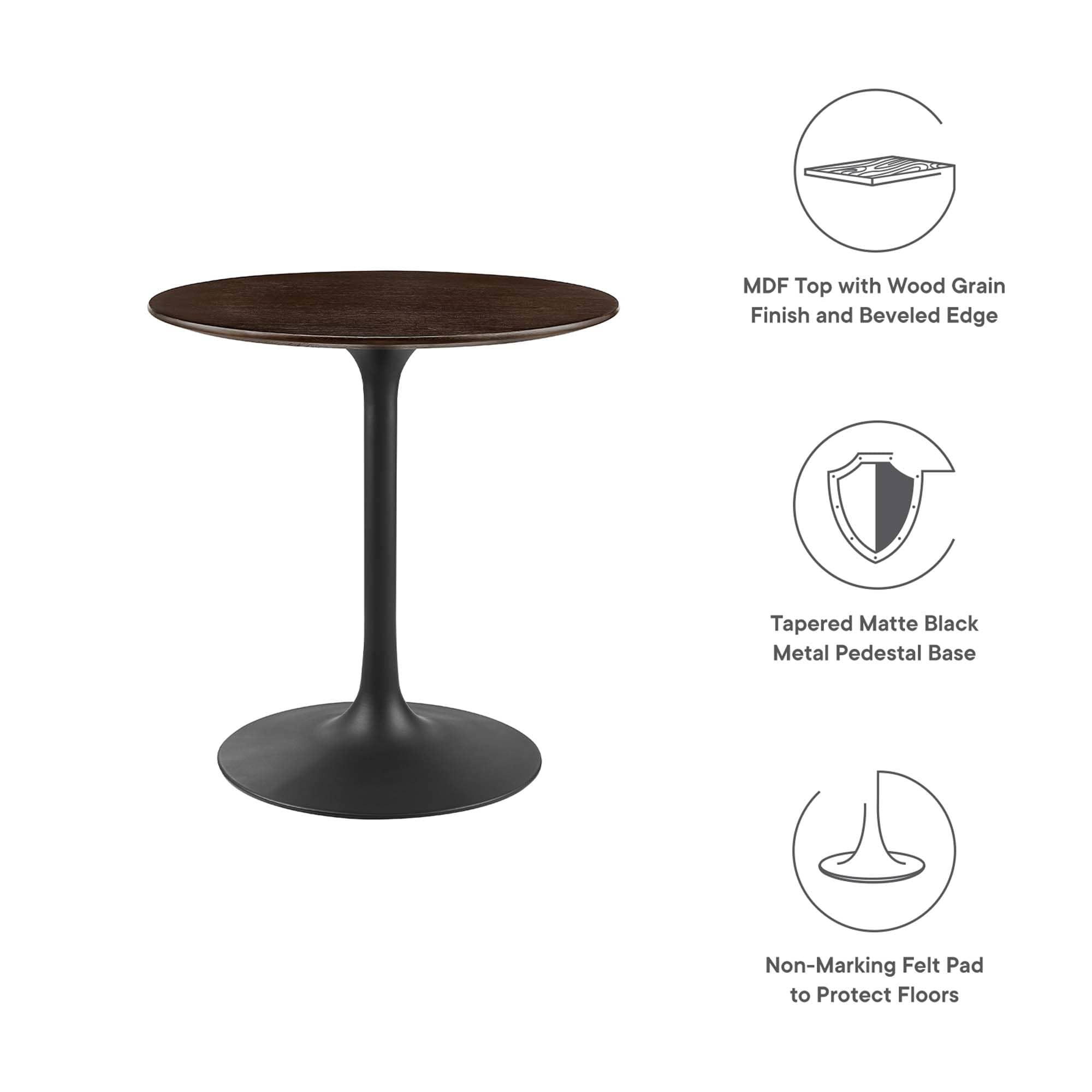 Modway EEI-4861-BLK-CHE Dining-Tables - View #2