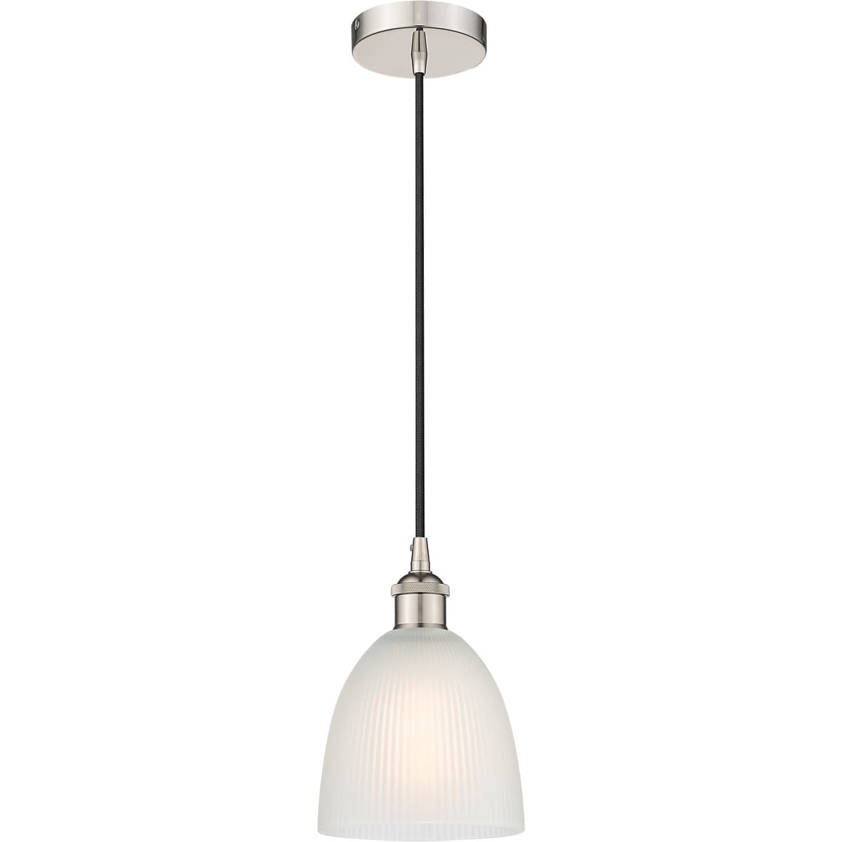 Innovations Lighting - 616-1P-PN-G381-LED Edison Castile Mini Pendant Polished Nickel