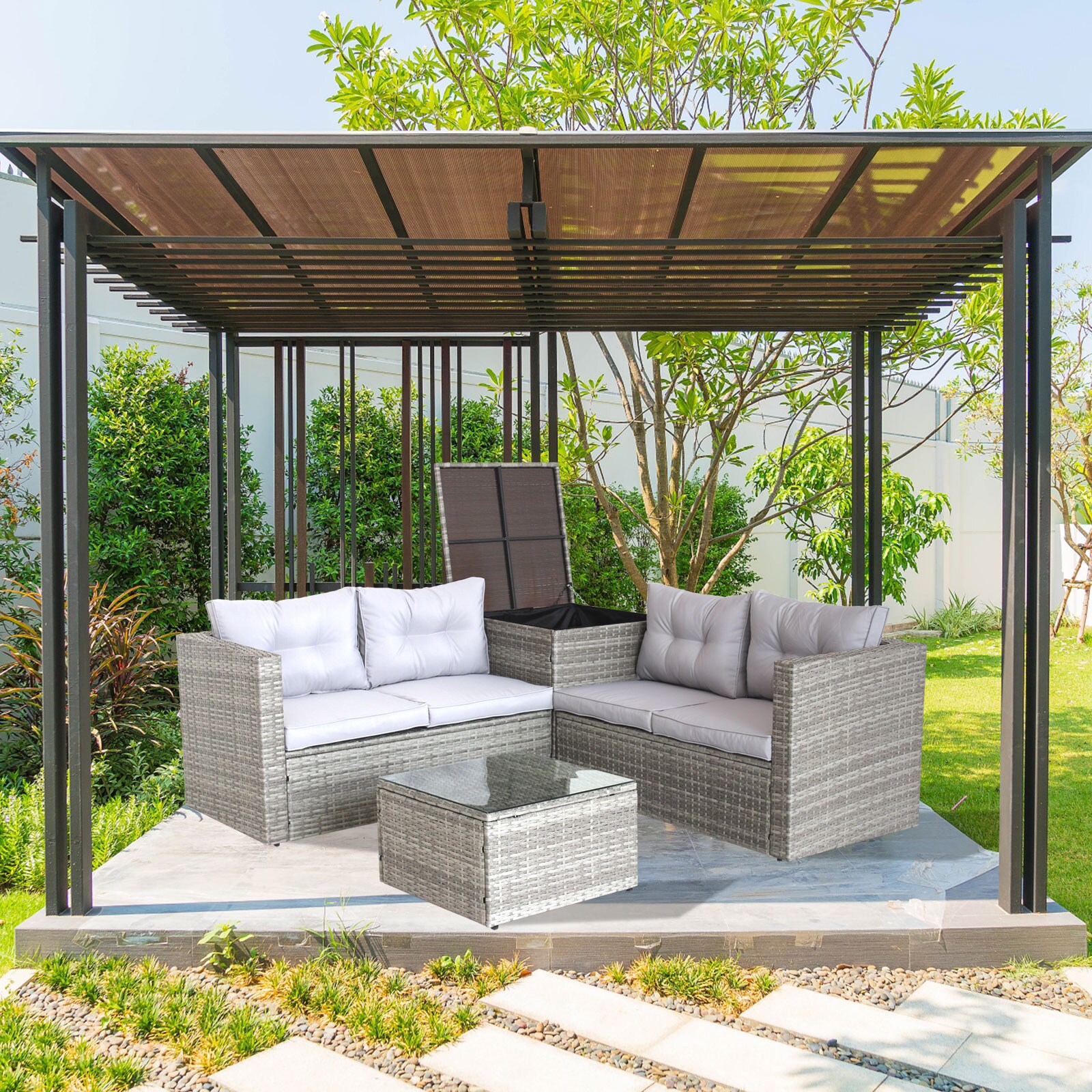 AHIOU HOME ZAAHG-S00014S Patio-Conversation-Sets - View #5