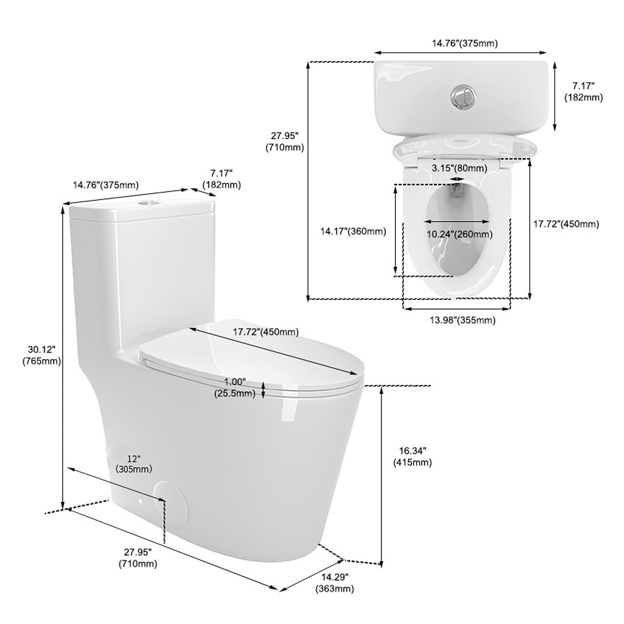Vanityfus VF-BHL-46932 toilets - Thumbnail View #3