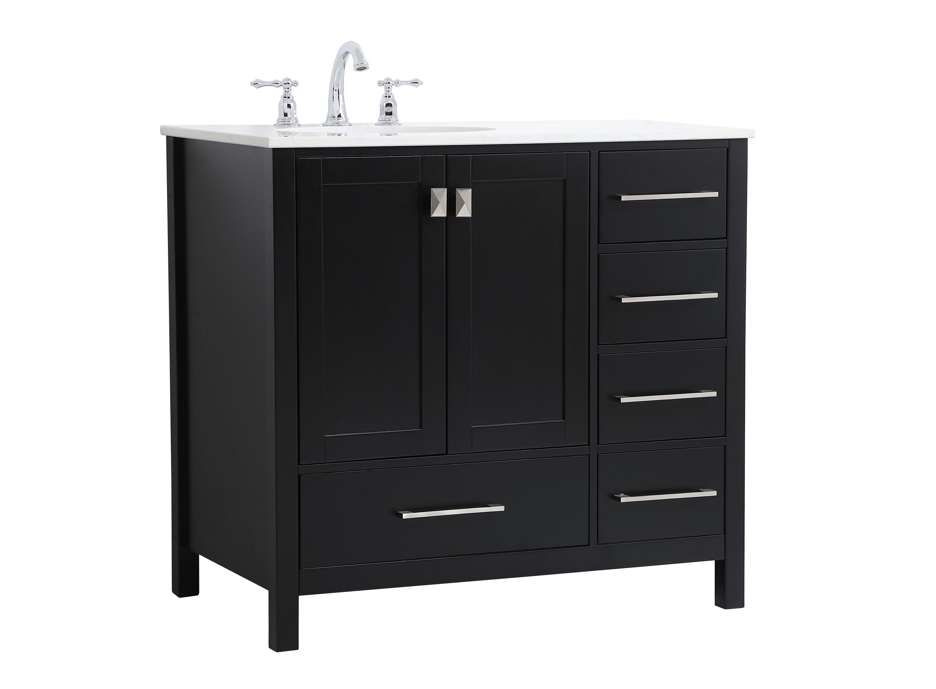 Elegant Decor HF56508BK Bath-Vanity-Combo - View #11