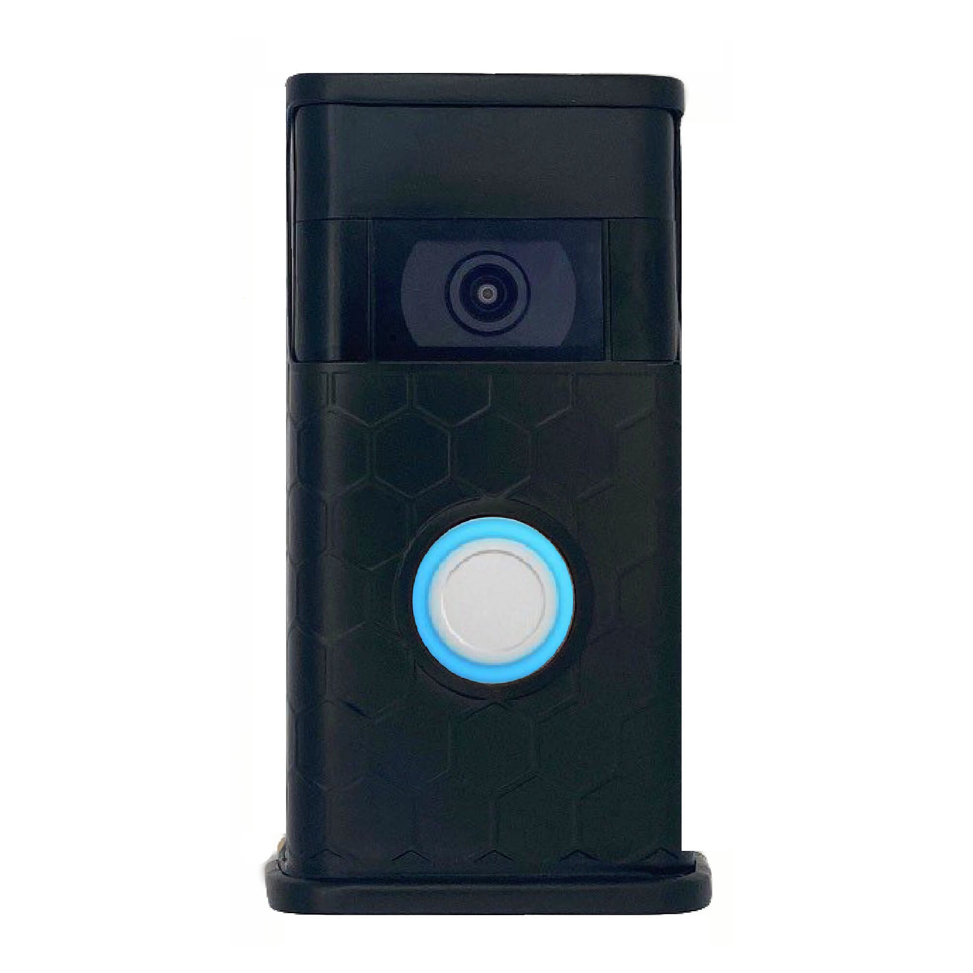 Michael Healy MHVR20026 Video Doorbell Decorative Covers (R2 Collection) Black Doorbell skin