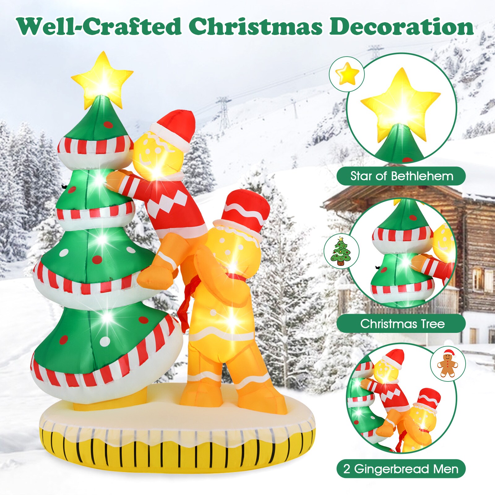 WELLFOR TX-HGY-10005US Christmas-Inflatables - View #7