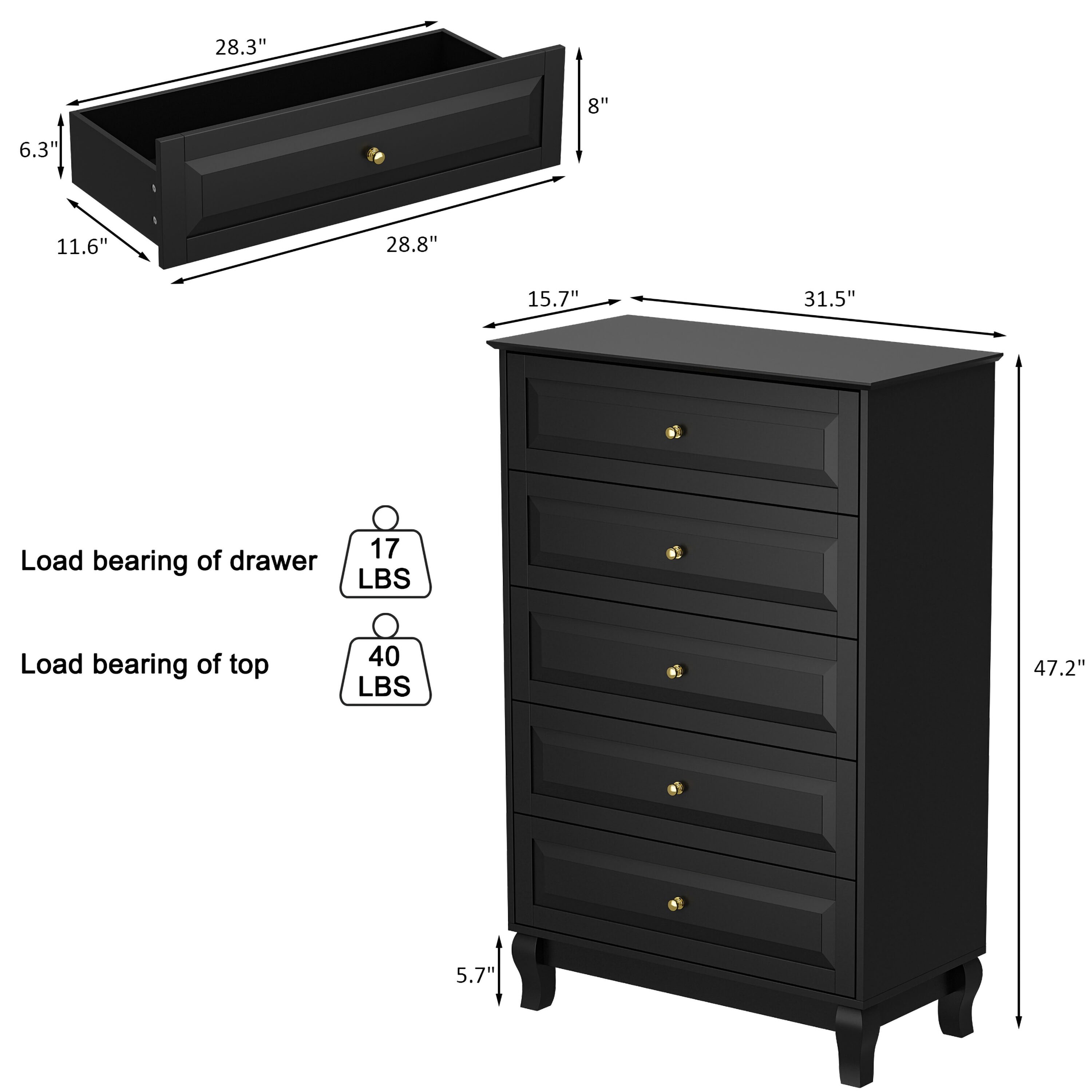 FUFU&GAGA LJY-KF330051-01 dressers - View #8