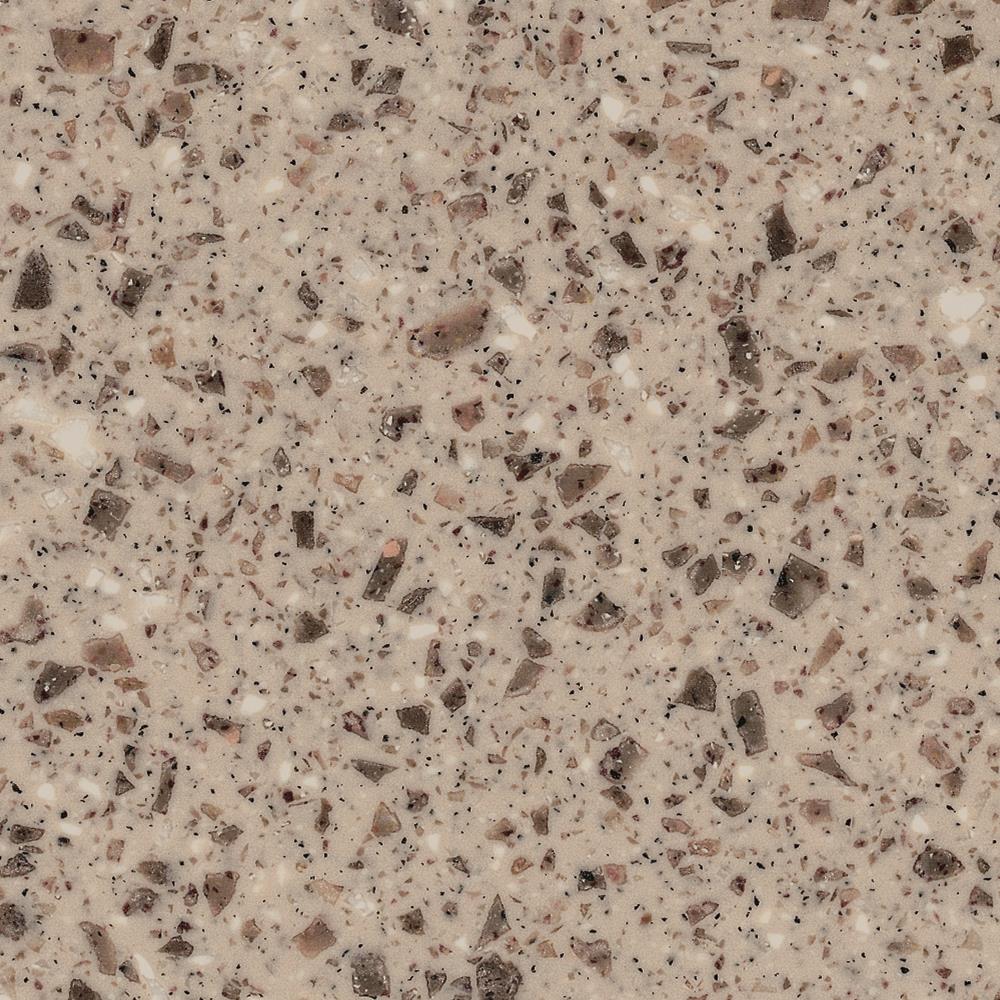 LG HI-MACS G121S Maple Meadow Solid Surface Gray Kitchen Countertop SAMPLE