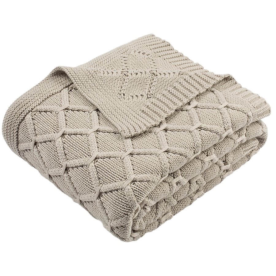 Safavieh Textures and Weaves Palewisper Cotton Throw Safavieh Textures and Weaves Palewisper Cotton Throw