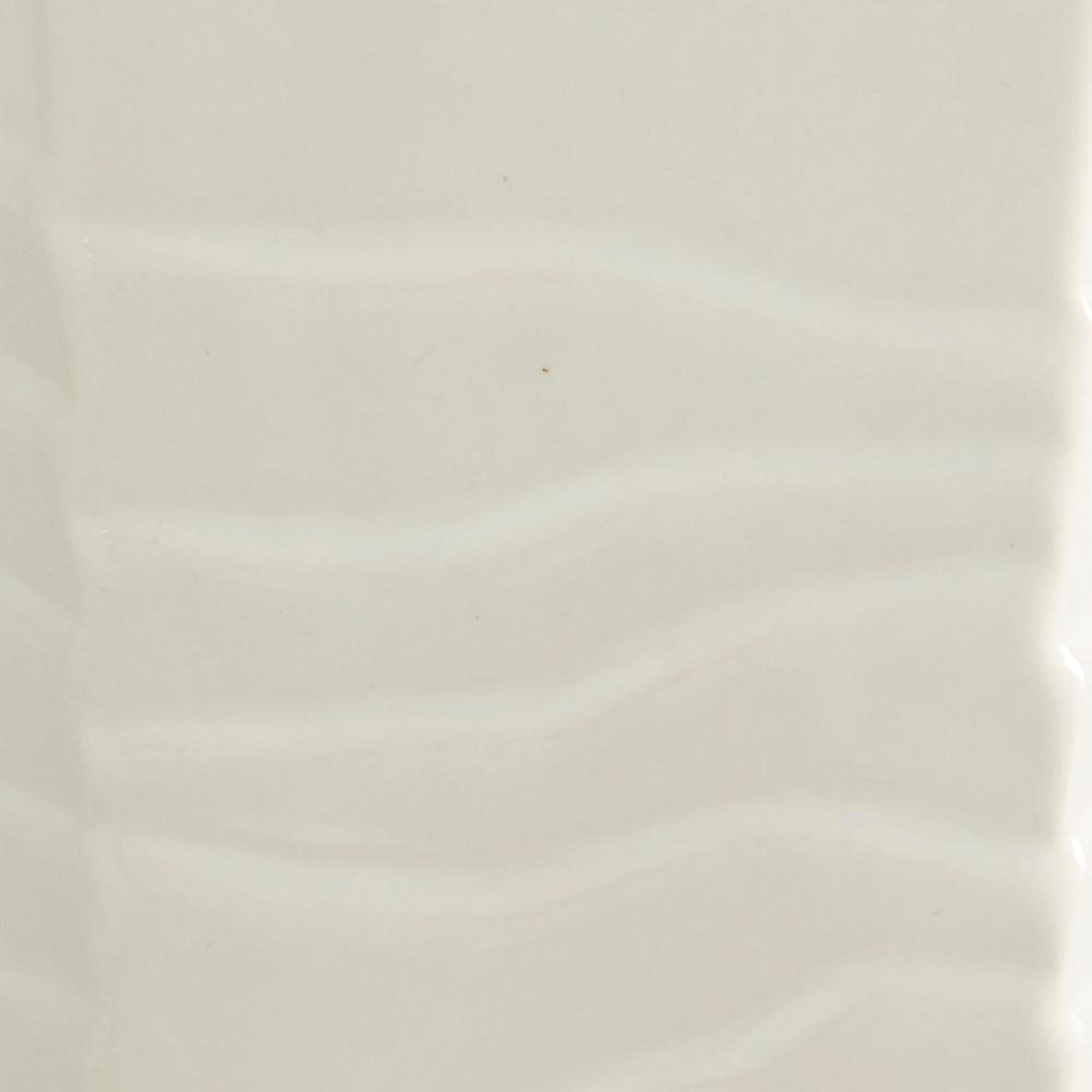Elegant White Ceramic Decorative Vase 12.7" Tall