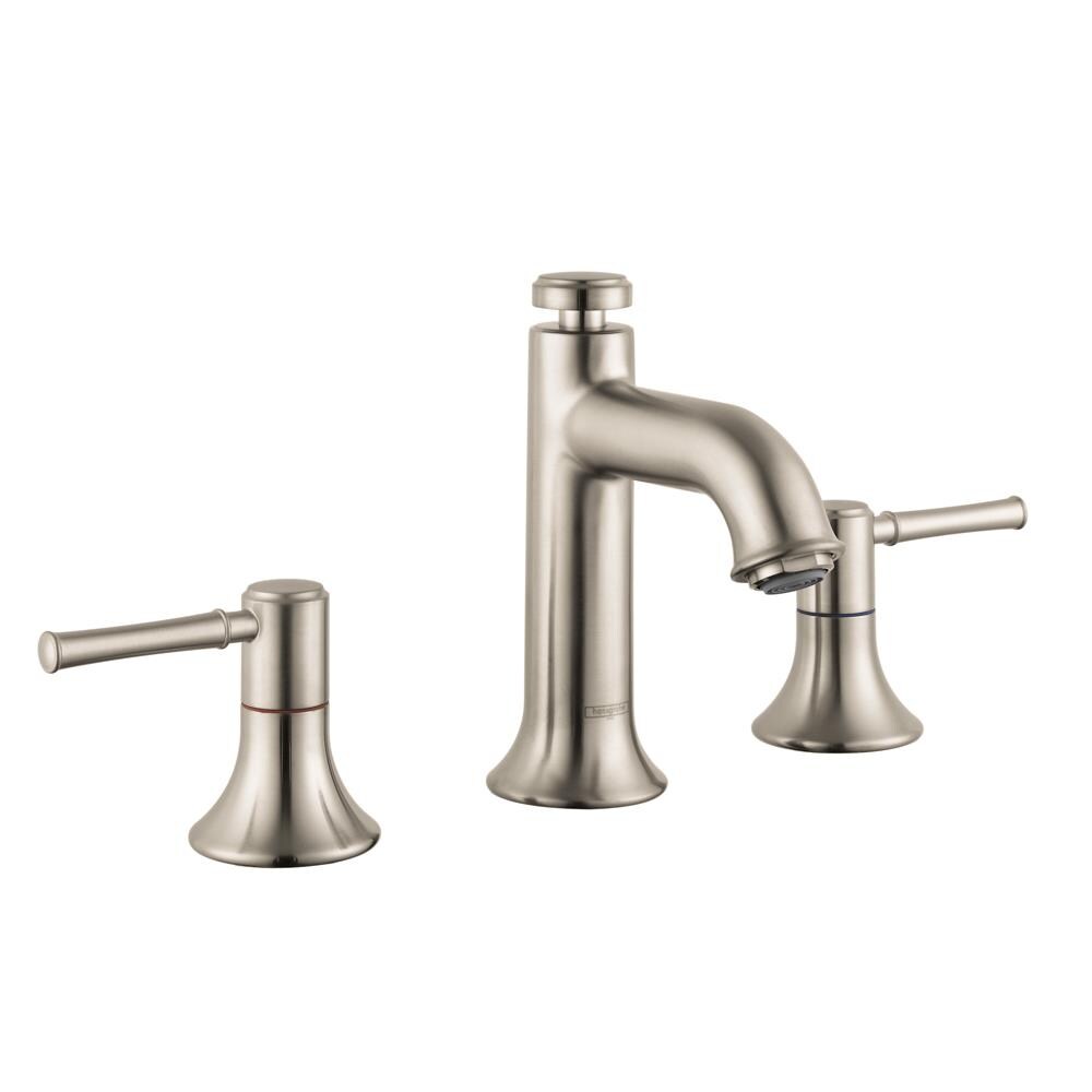 Hansgrohe Talis C Brushed Nickel 2-handle Widespread WaterSense Low-arc ...