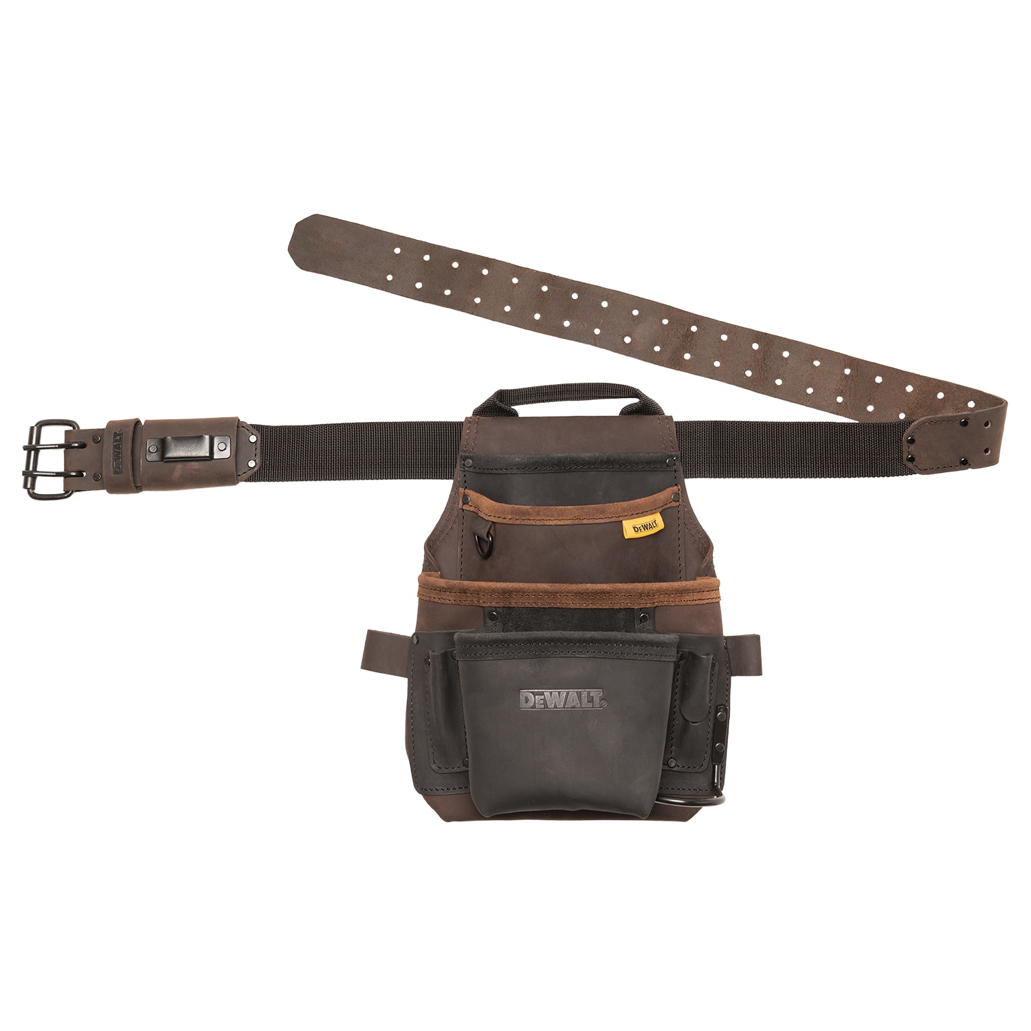 DEWALT Carpenter Leather Tool Rig in the Tool Belts department at