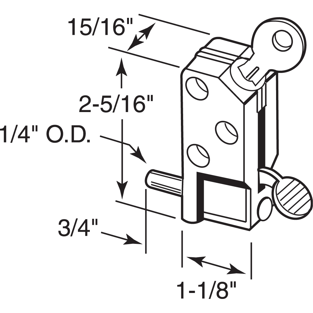 Prime-Line MP4046 Sliding-Patio-Door-Cylinder-Locks - View #2