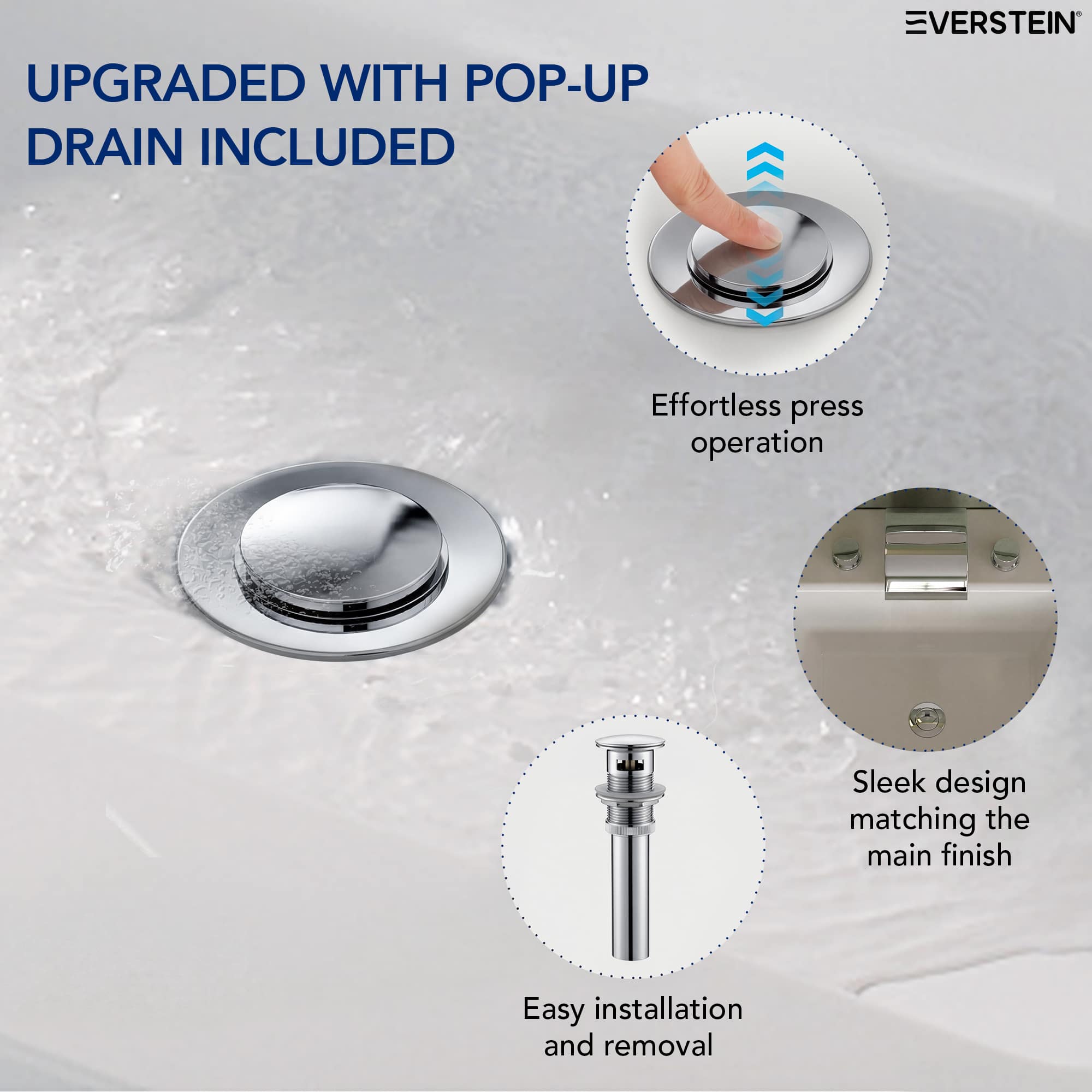 EVERSTEIN SFS-1152-CH Lavatory-Faucets - View #7