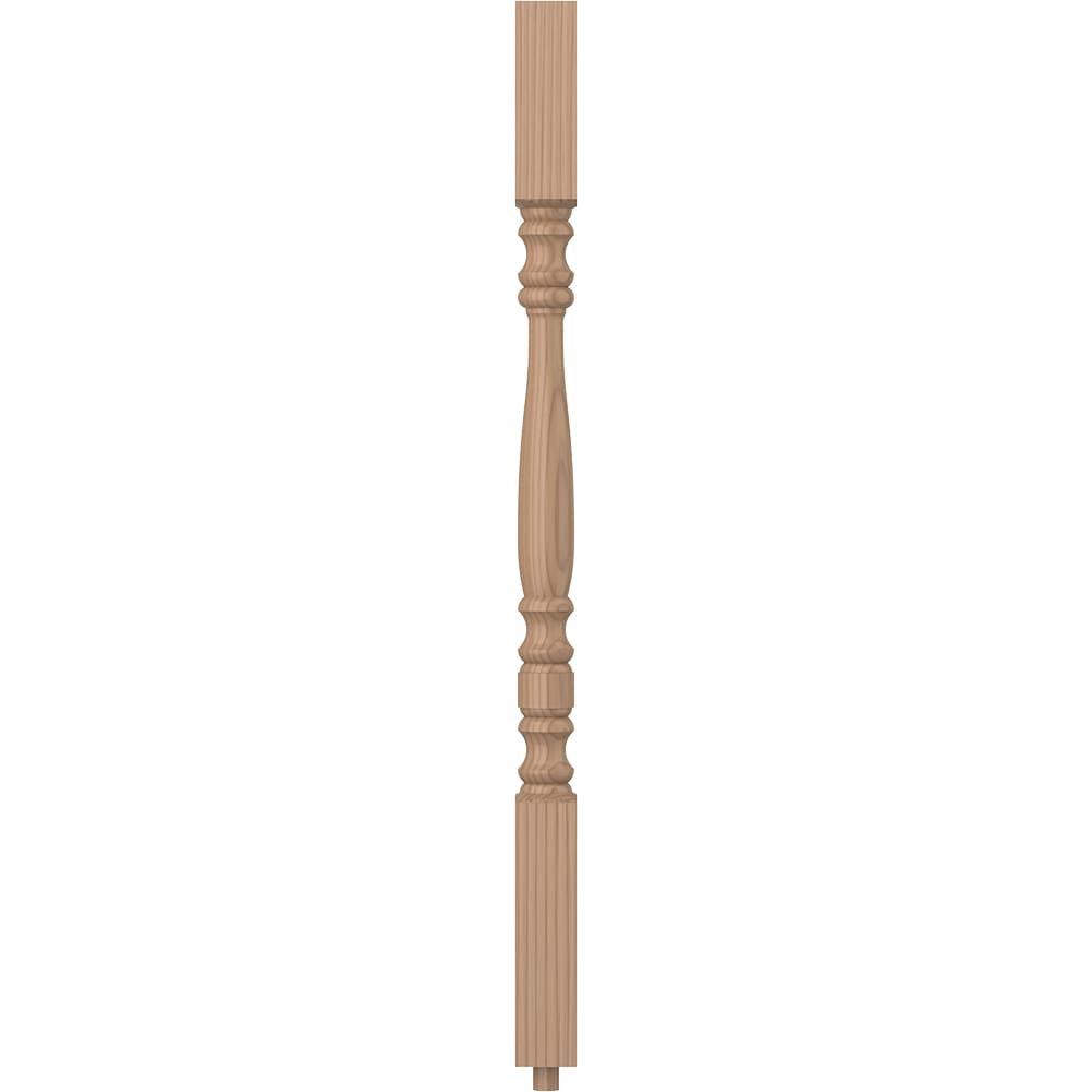 L.J. Smith Stair Systems S-5105-P 31 31-in x 1.75-in Unfinished Poplar Square Top Stair Baluster