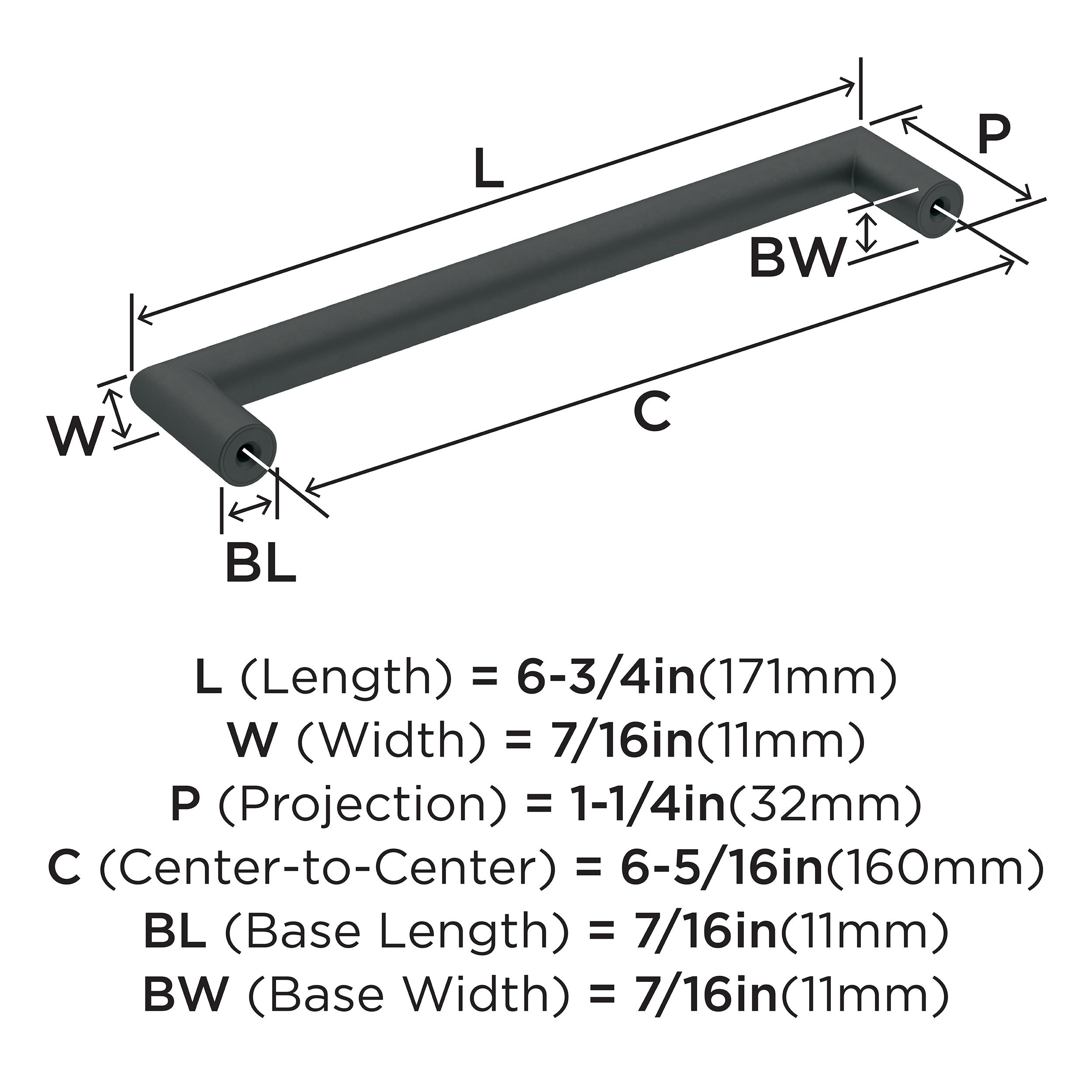 Amerock BP36854FB Cabinet-Pulls - View #4
