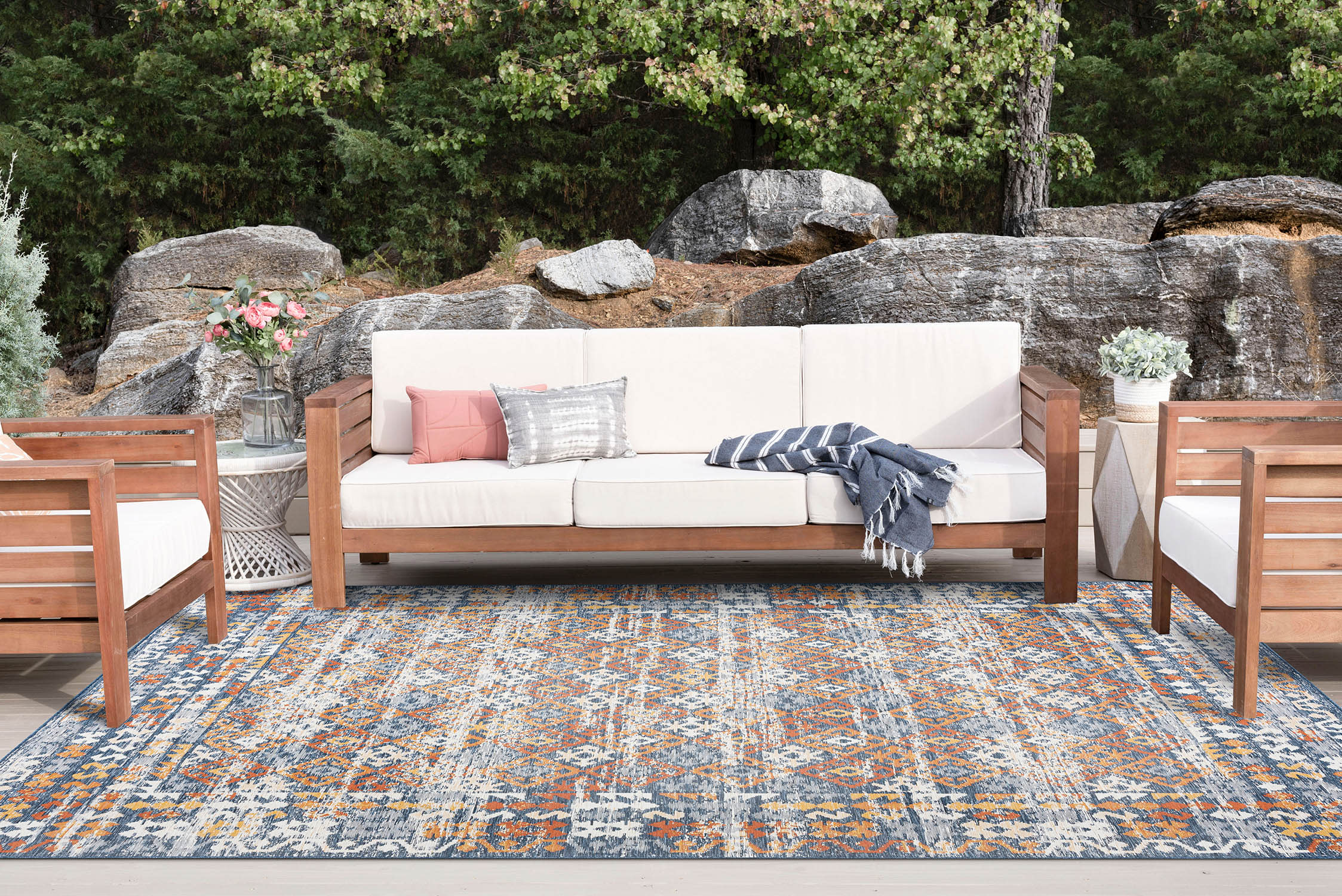 Tayse FLO1101 8X10 rugs - View #8
