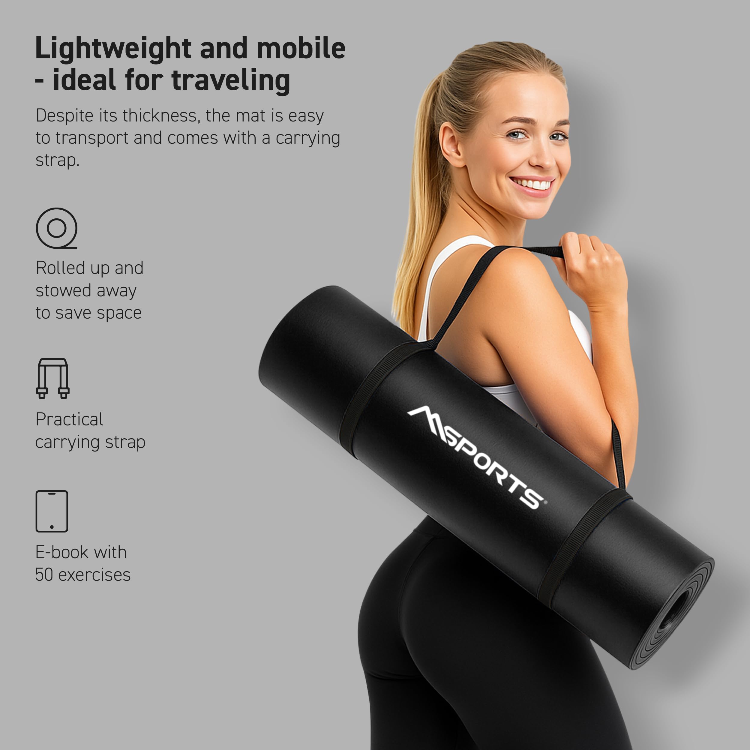 Redliro B084HG254C Yoga-Mats - View #3
