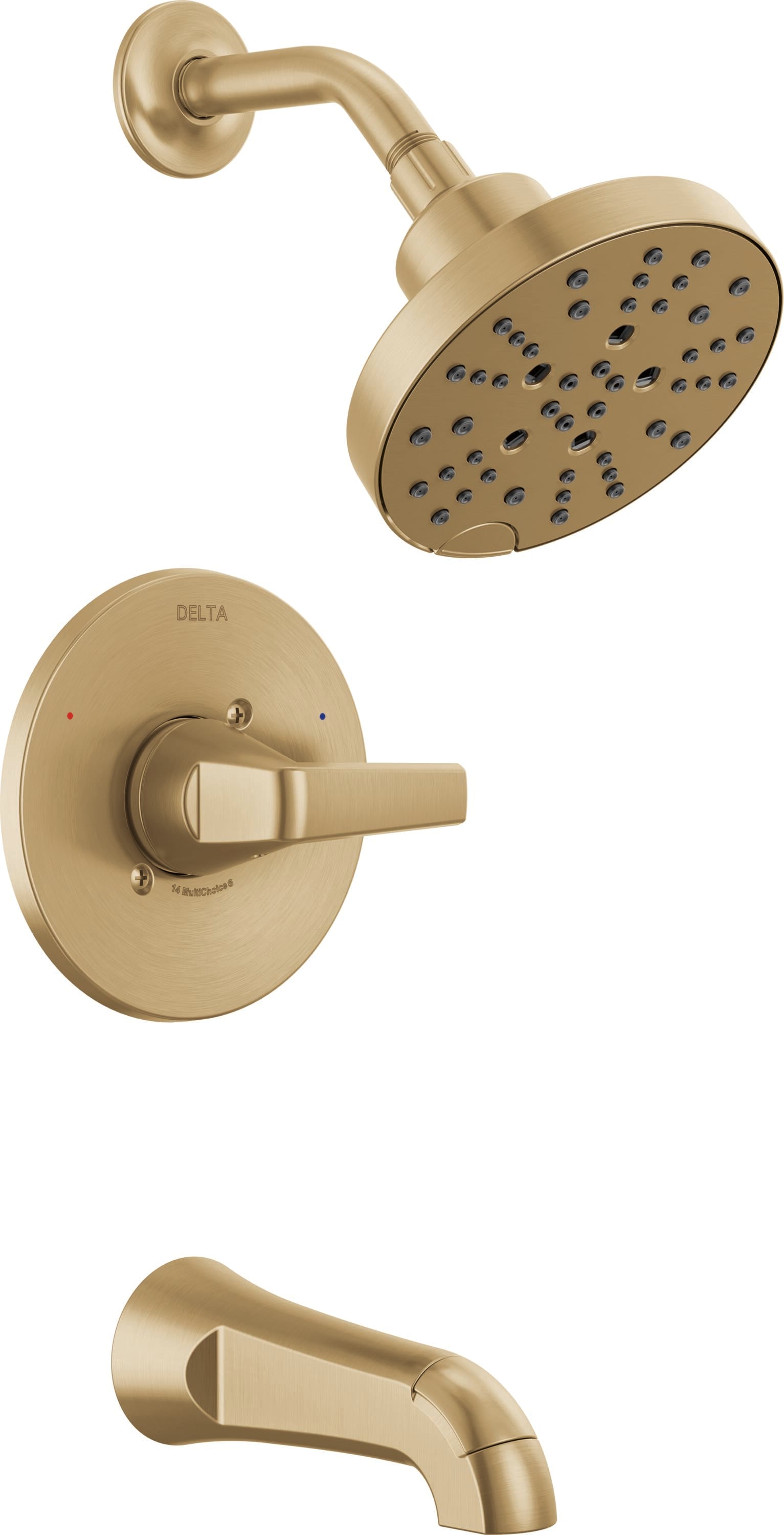 Delta Saylor Monitor 14 Series Tub And Shower Trim - Champagne Bronze