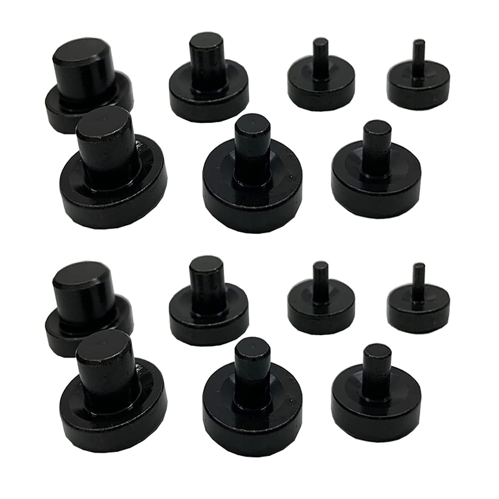 Etokfoks  3 16 in to 5 8 in Flaring Expander Adapter Replacement Head 14 Pc Alloy Steel for Tubing Swaging Tools Kit