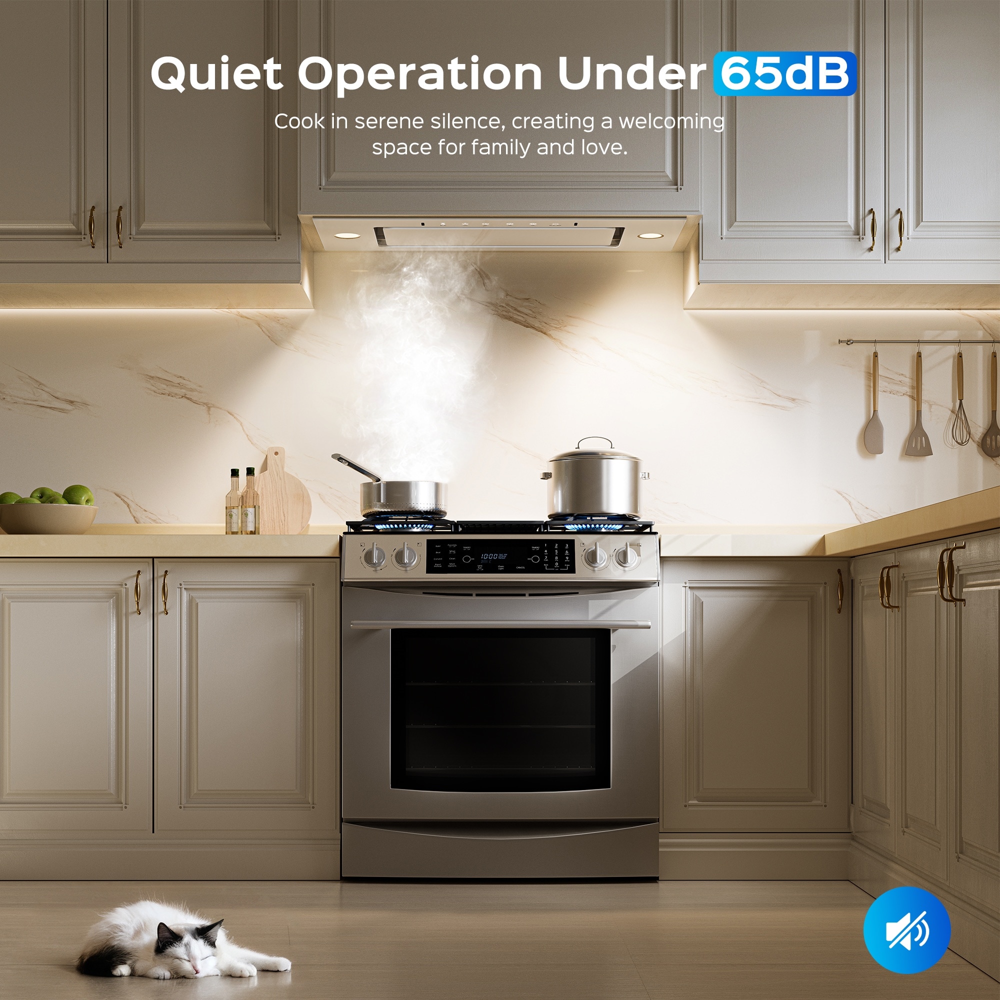 VIKIO B0130W Undercabinet-Range-Hoods - View #9