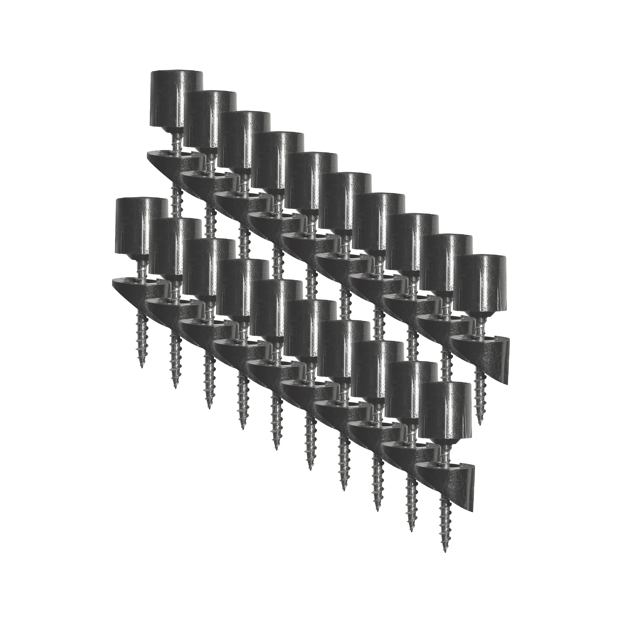 Nuvo Iron SMSRA-ES 0.75-in x 0.75-in Black Plastic Baluster connector 20 -Pack