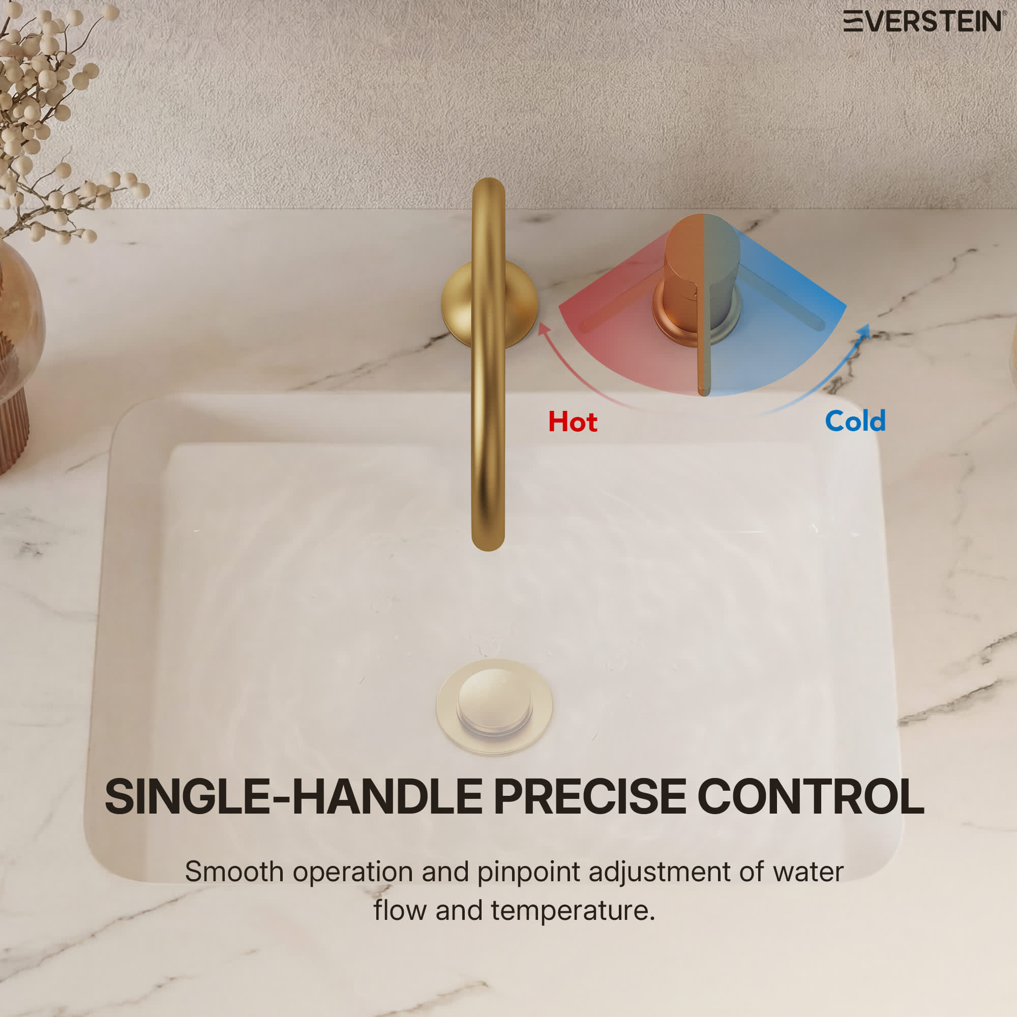 EVERSTEIN SFS-1321B-GD Lavatory-Faucets - View #6