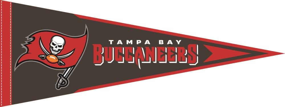 Applied Icon Tampa Bay Buccaneers 9-in x 24-in Aluminum 