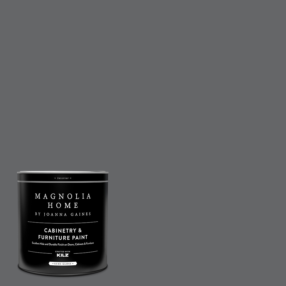 Magnolia Home MAG131-4082239  by Joanna Gaines Semi-gloss Autumn Gray MAG131 Tintable Cabinet Furniture Paint Enamel ( 1-quart )