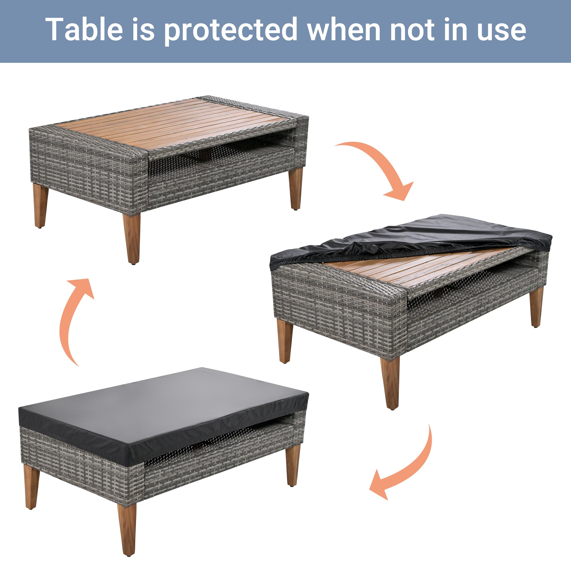 Mondawe MO-GO-1219A Patio-Sofas-Daybeds - View #5