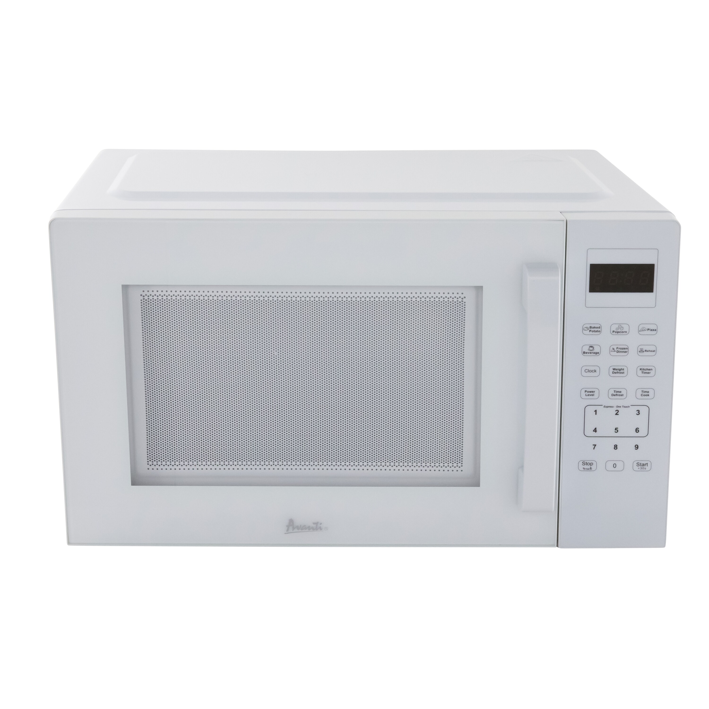 Avanti 1.5 cu ft White Countertop Microwave with Timer