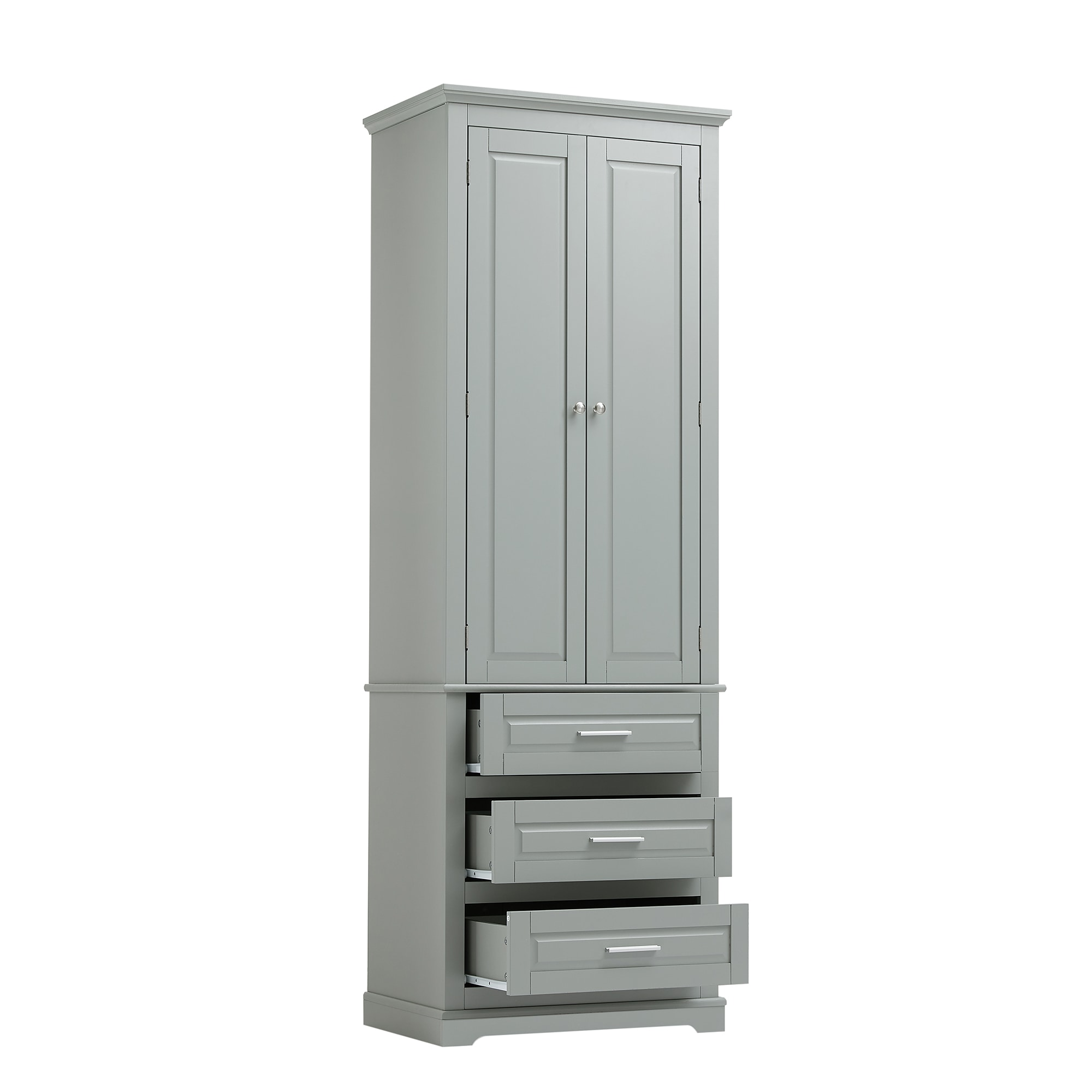 ToolCat PLP1-44-BHH Grey 3 -Drawer Combo dresser