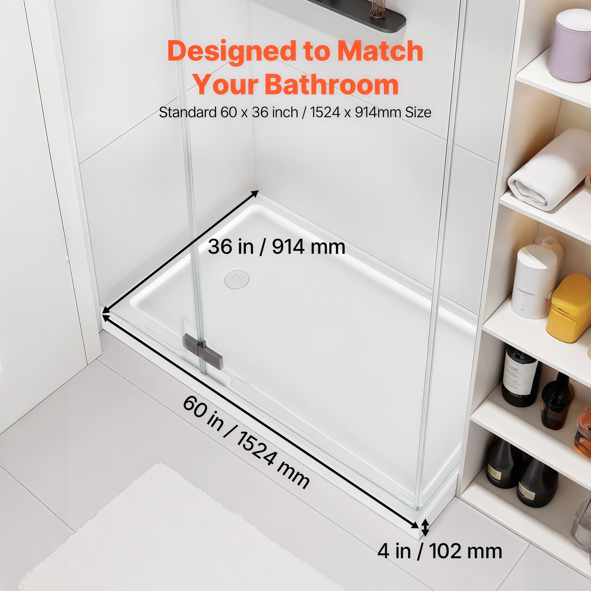 Numhew NHWILL2931 Shower-Floors - View #2
