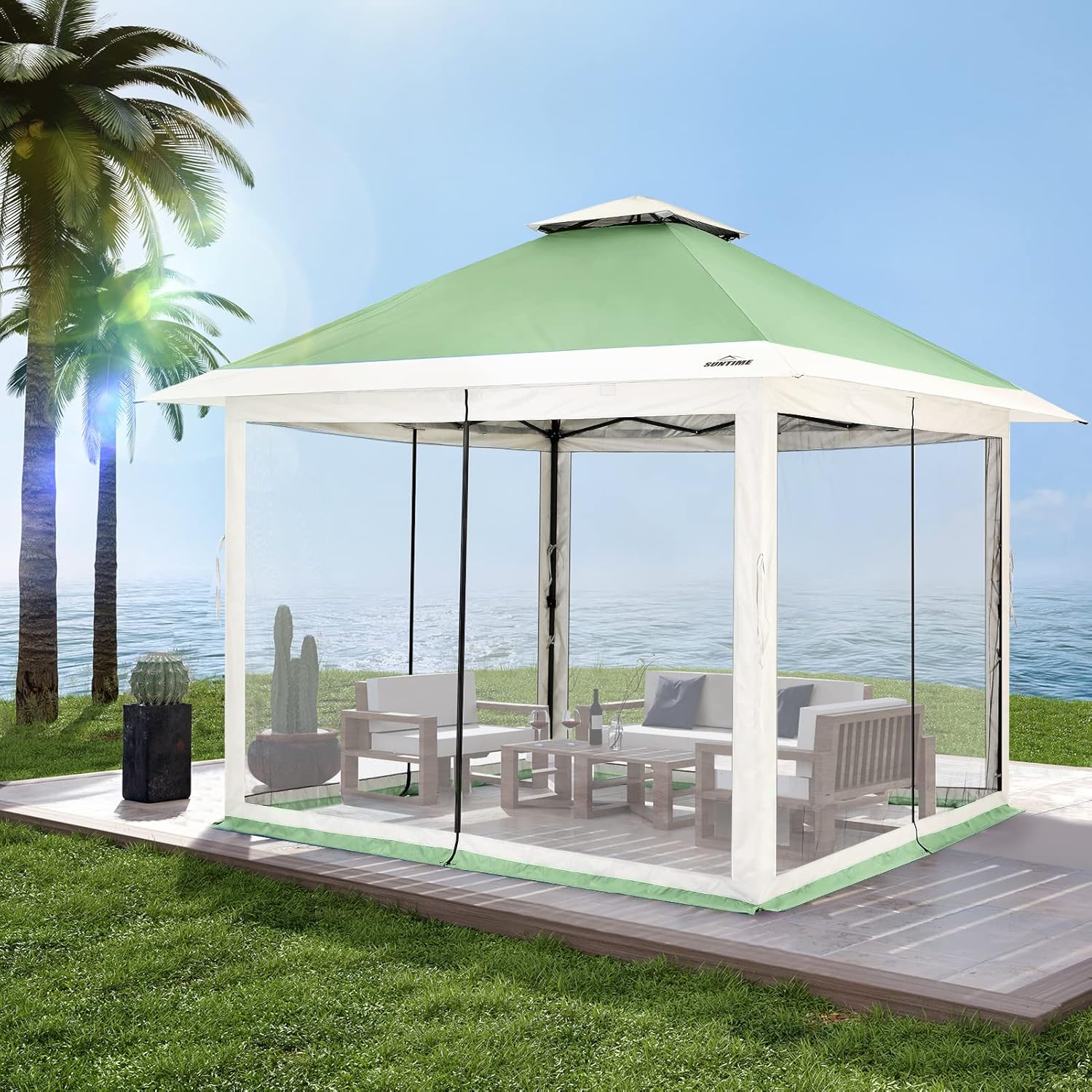 CESICIA GA-ZT-20 Wood-Resin-Gazebos - View #5