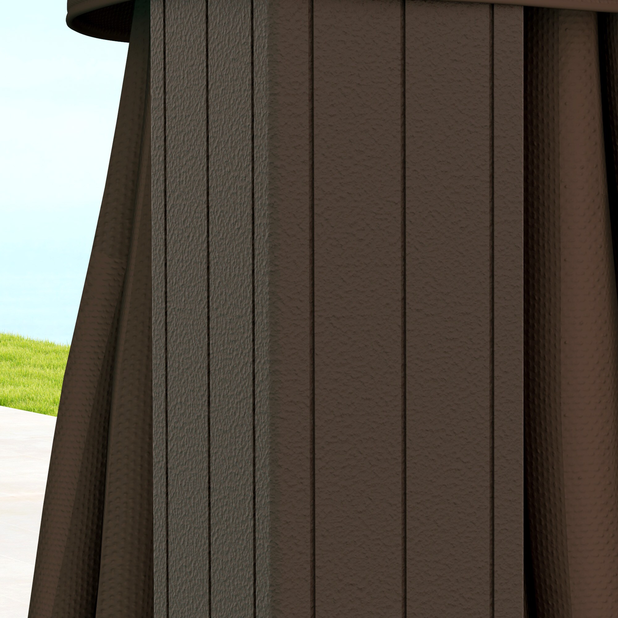 Outsunny 84C-094V03DR Wood-Resin-Gazebos - View #7