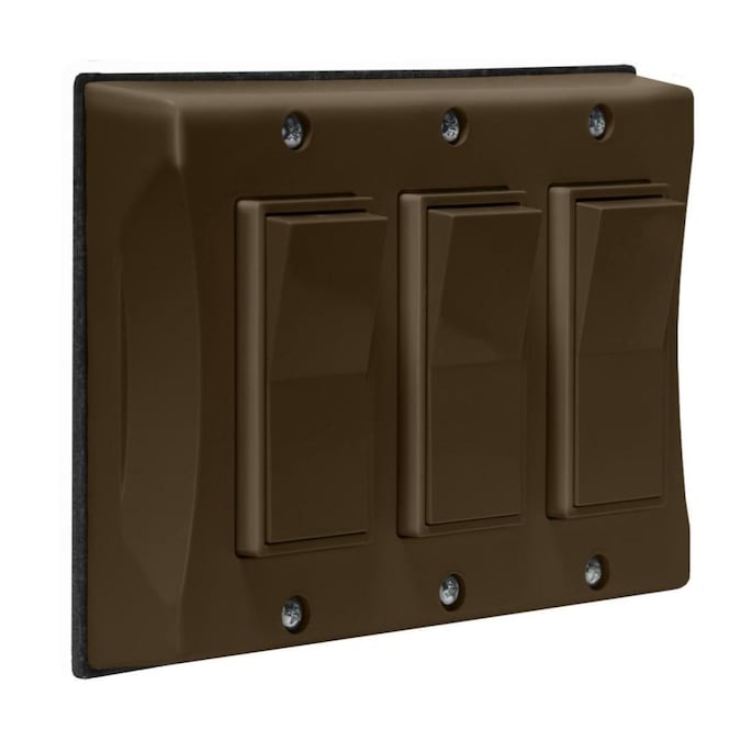 BELL 3Gang Rectangle Plastic Weatherproof Electrical Box Cover in the Electrical Box Covers