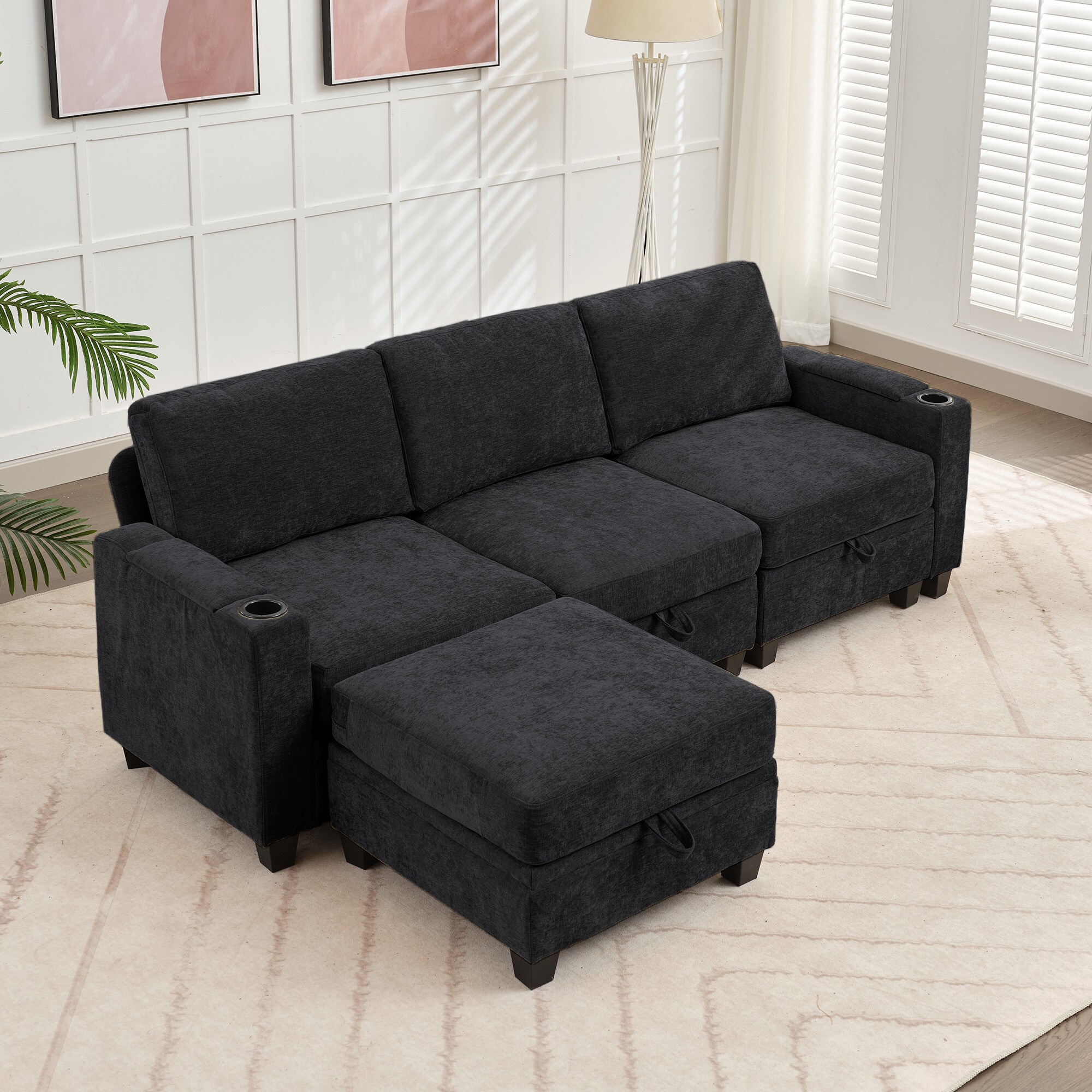 VOUA SAF-XNECW3-BL1 Sofas-Loveseats - View #3