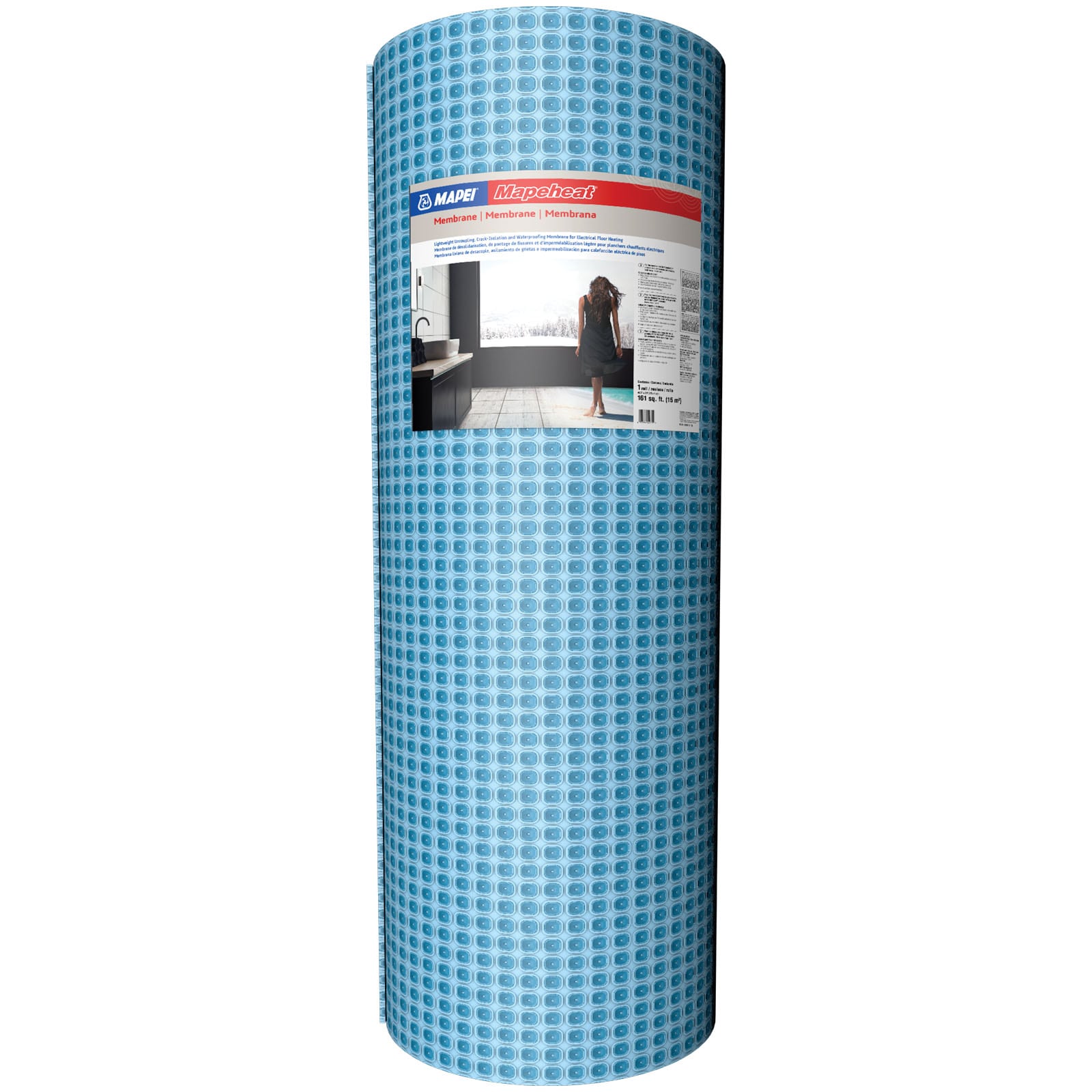 MAPEI 2855915 Radiant MapeHeat 49.5-ft x 39-in Floor heating membrane 161-sq ft