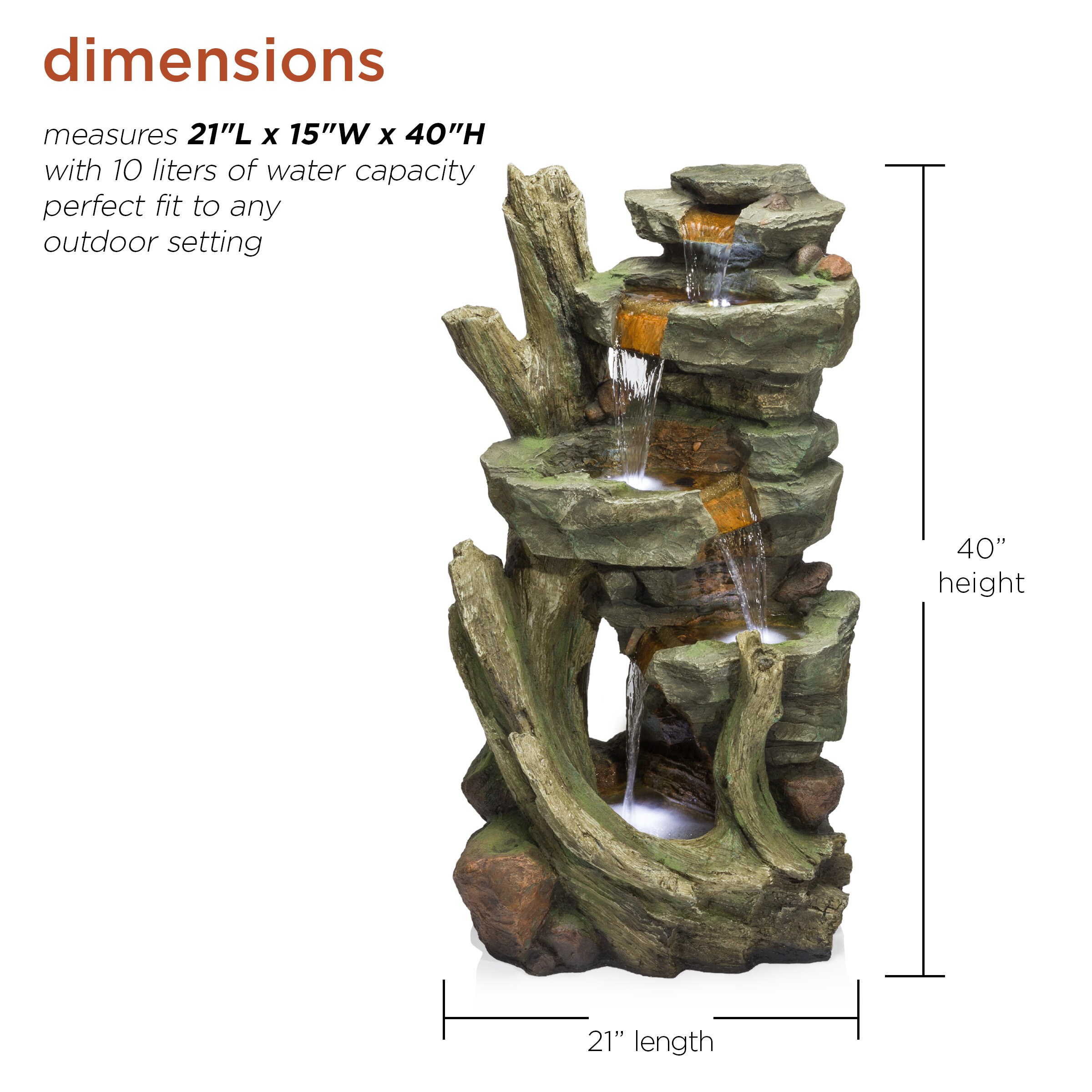 Make It Real Diy Tranquility Fountain Building Set